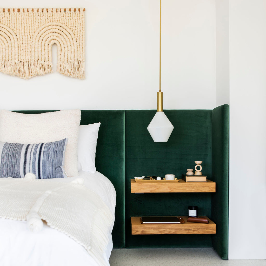 The Perfect Height for Hanging Pendants Over Nightstands