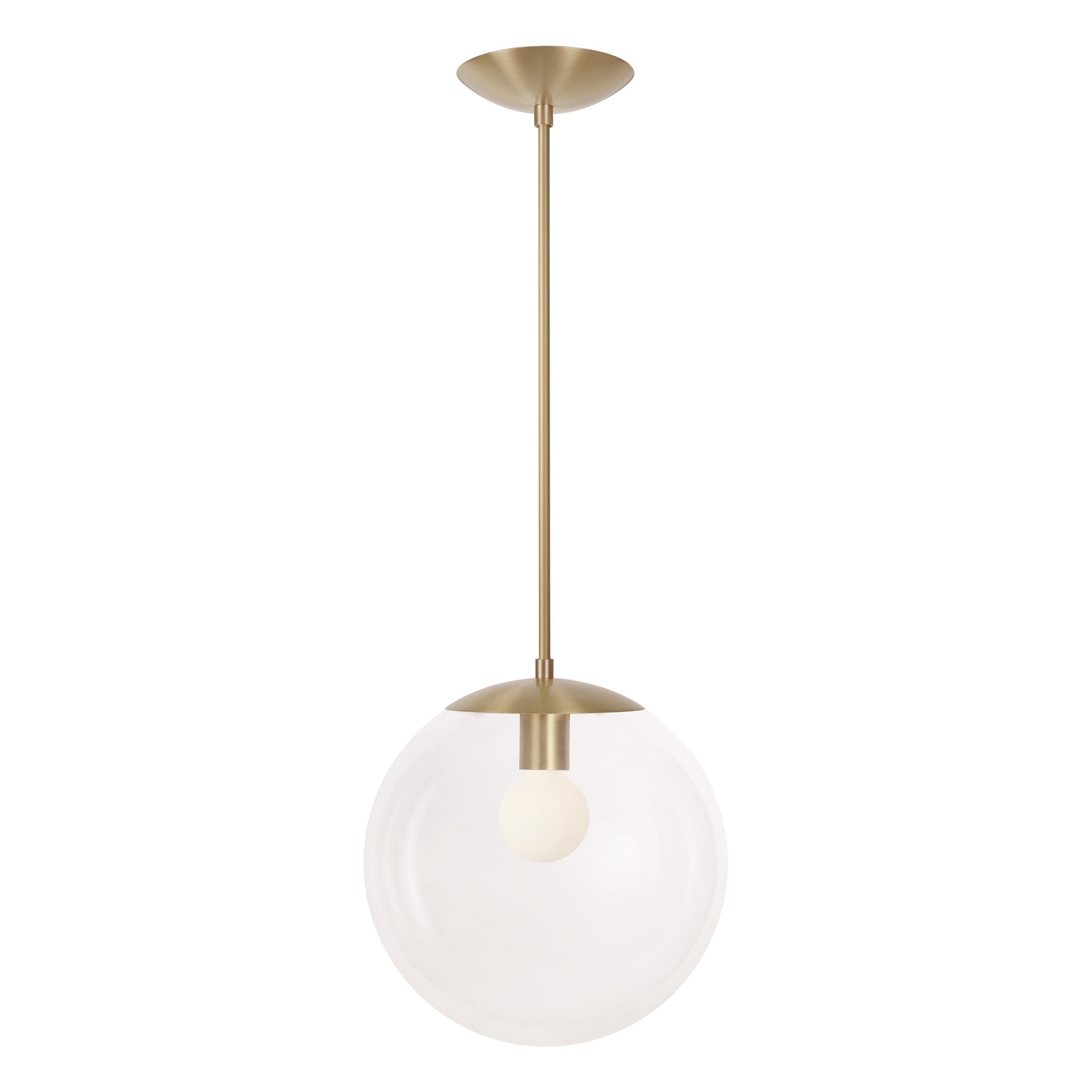 Alto Rod 12” Clear shown in Brass