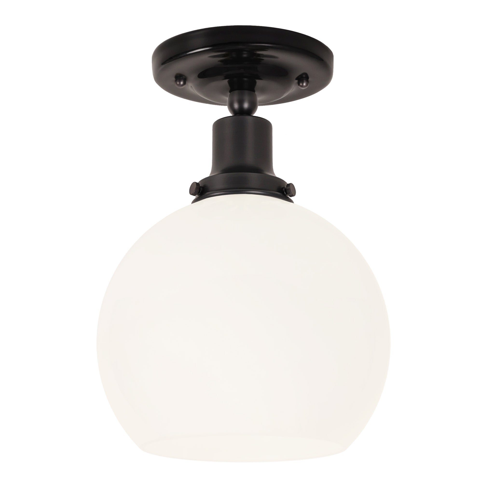 Beatrix Surface shown in Graphite Patina with a Gloss Black Ceramic Canopy