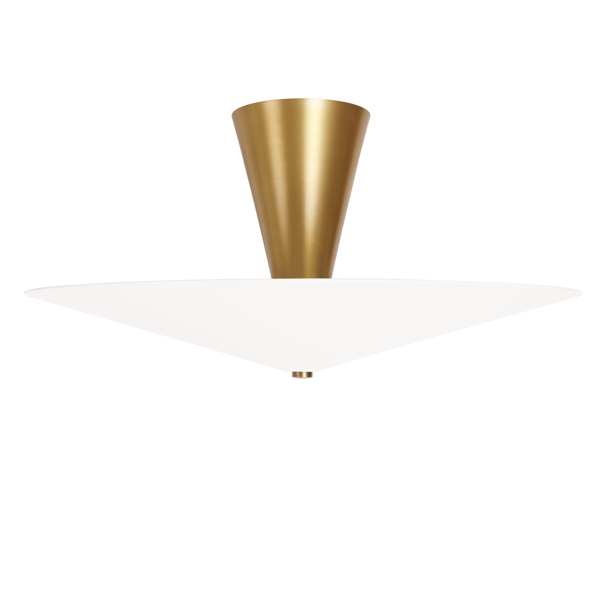 Celeste Surface shown in White with Heirloom Brass