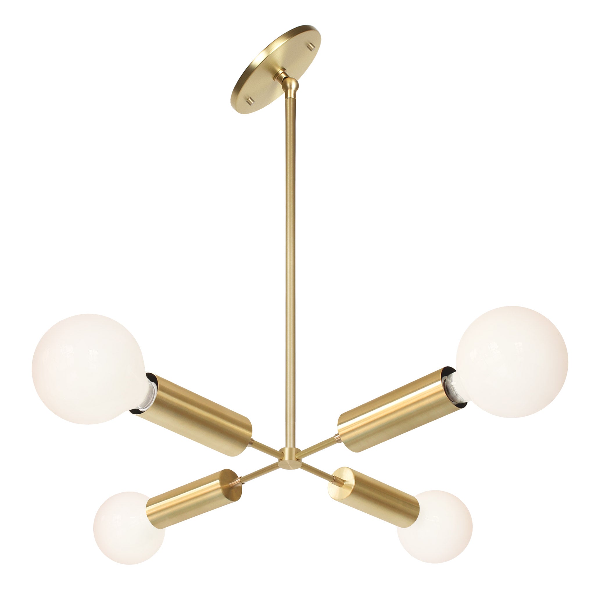 Fjord Compass for Vaulted Ceiling shown in Brass