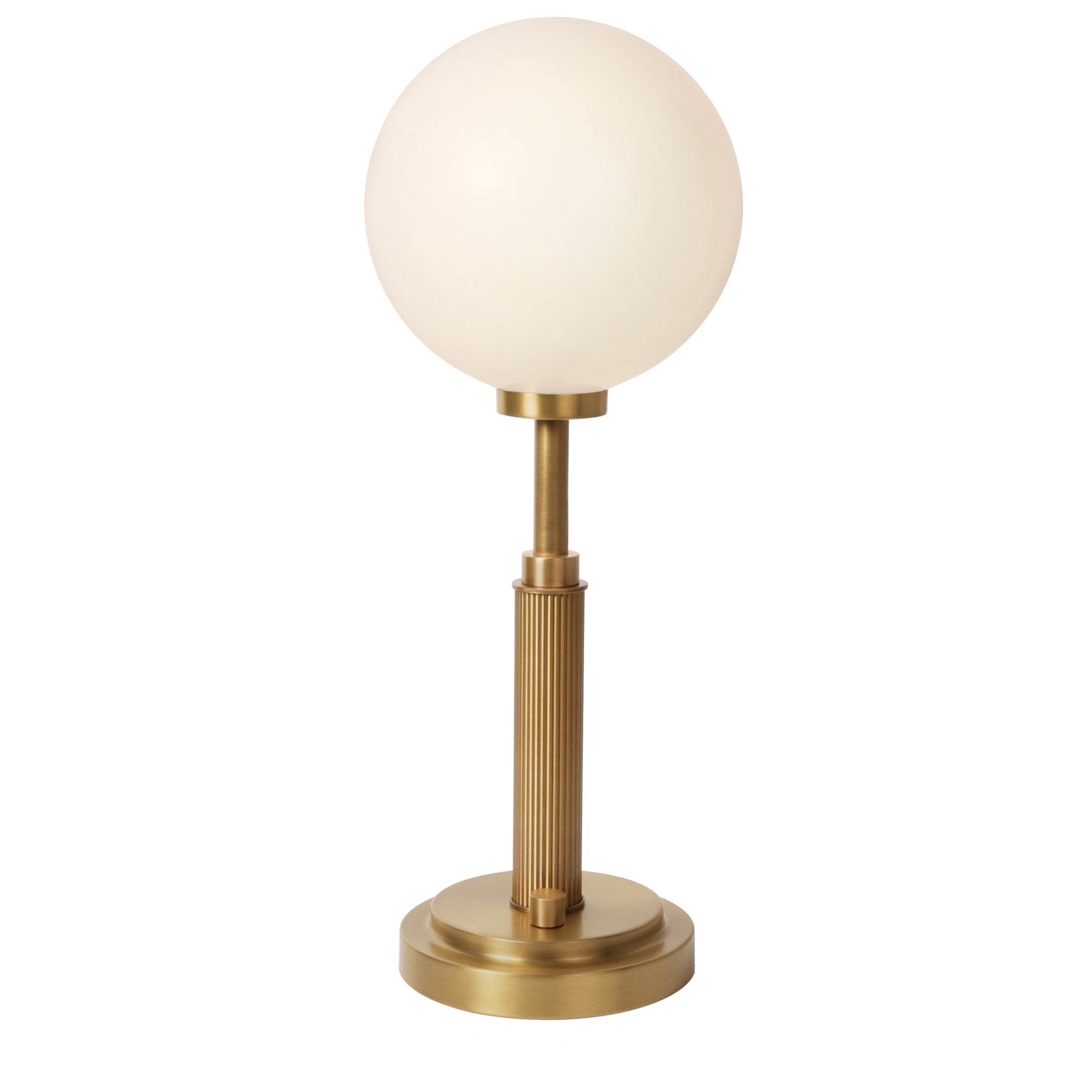 Hetty Table Lamp shown in Heirloom Brass
