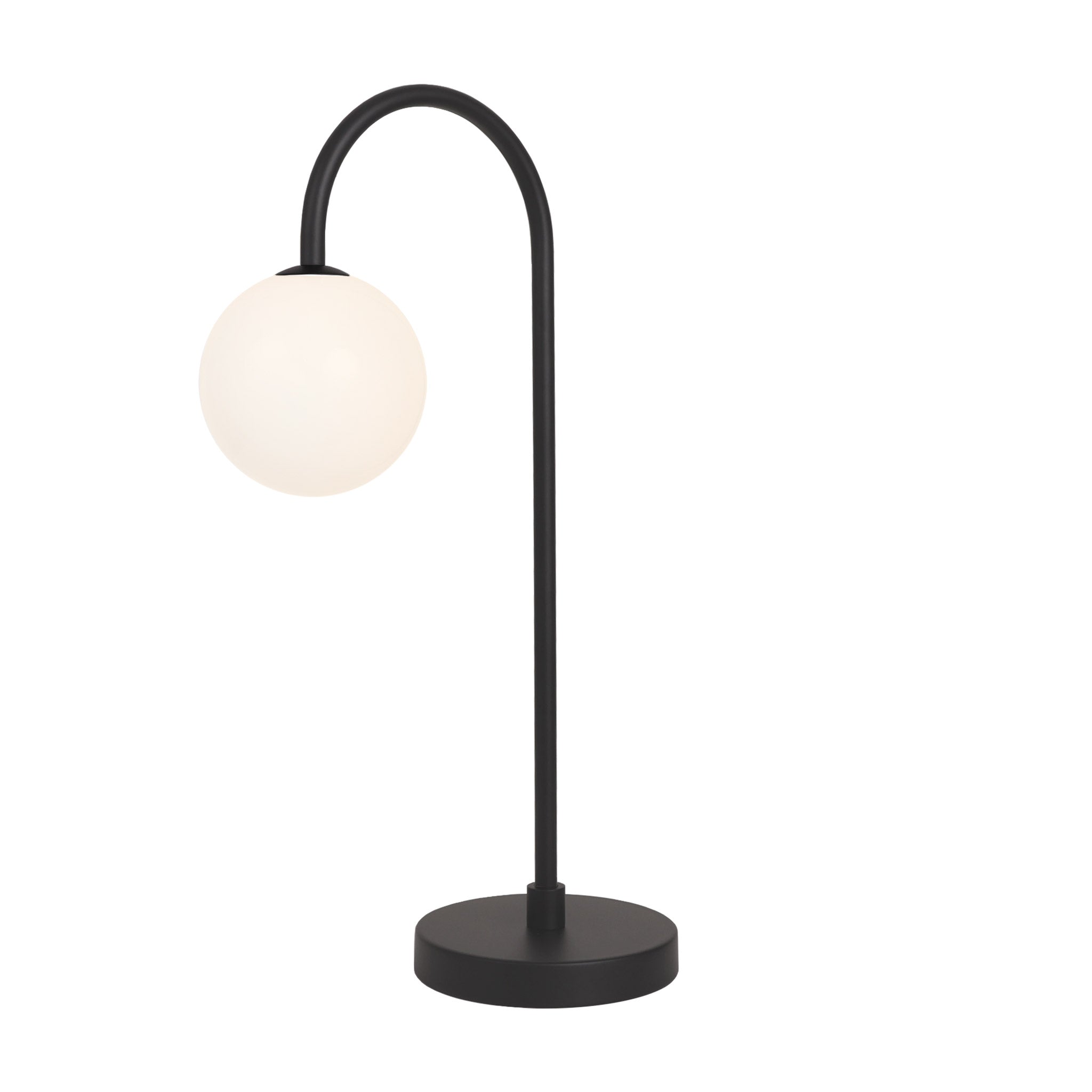Josephine Table Lamp shown in Matte Black