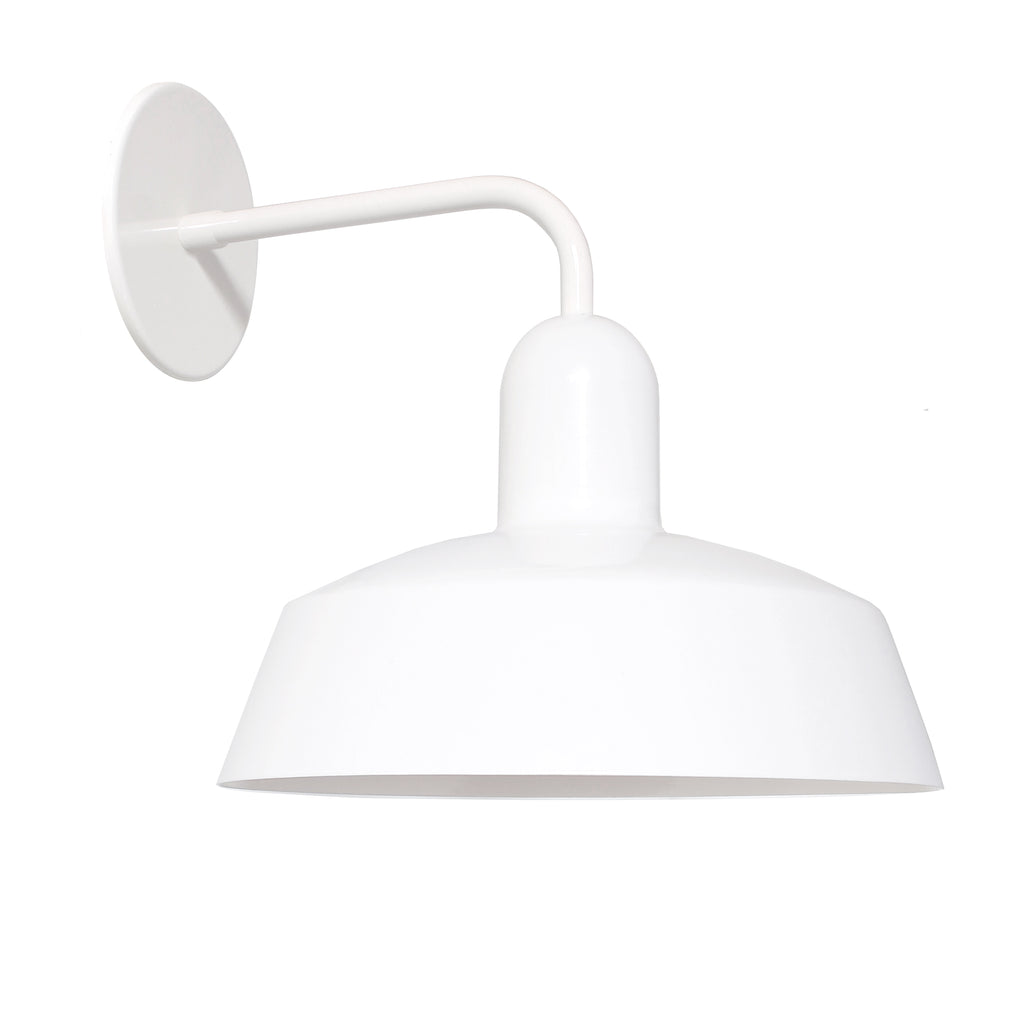 Meadowlark 11" Luxe Sconce shown in White.
