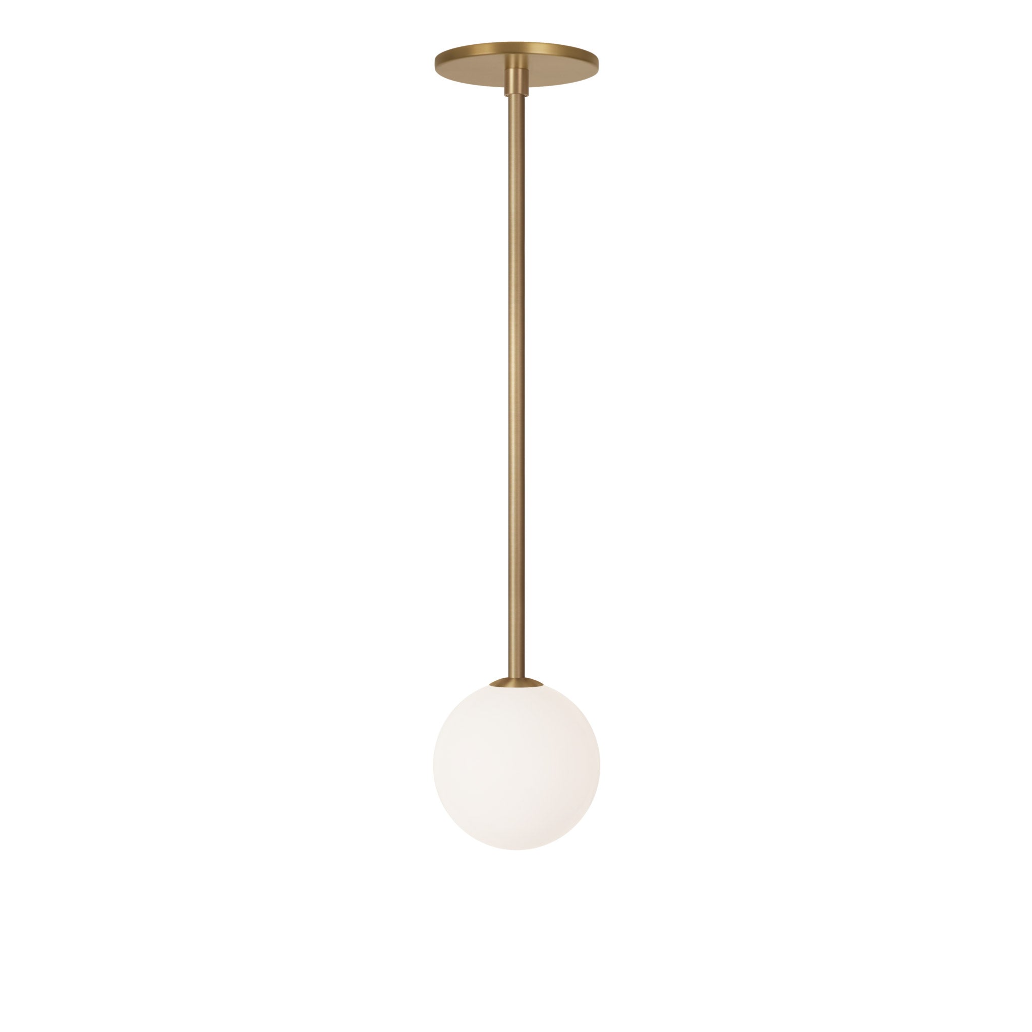 Selene Pendant shown in Heirloom Brass