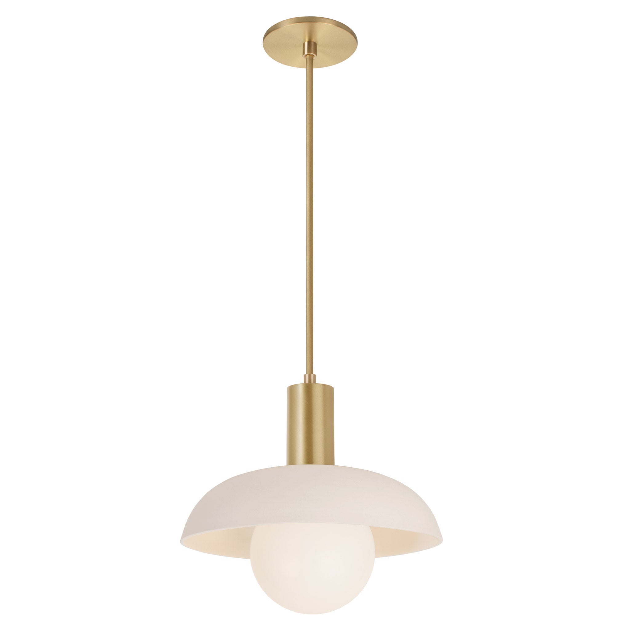 Terra Lexi Large Pendant shown in Brass