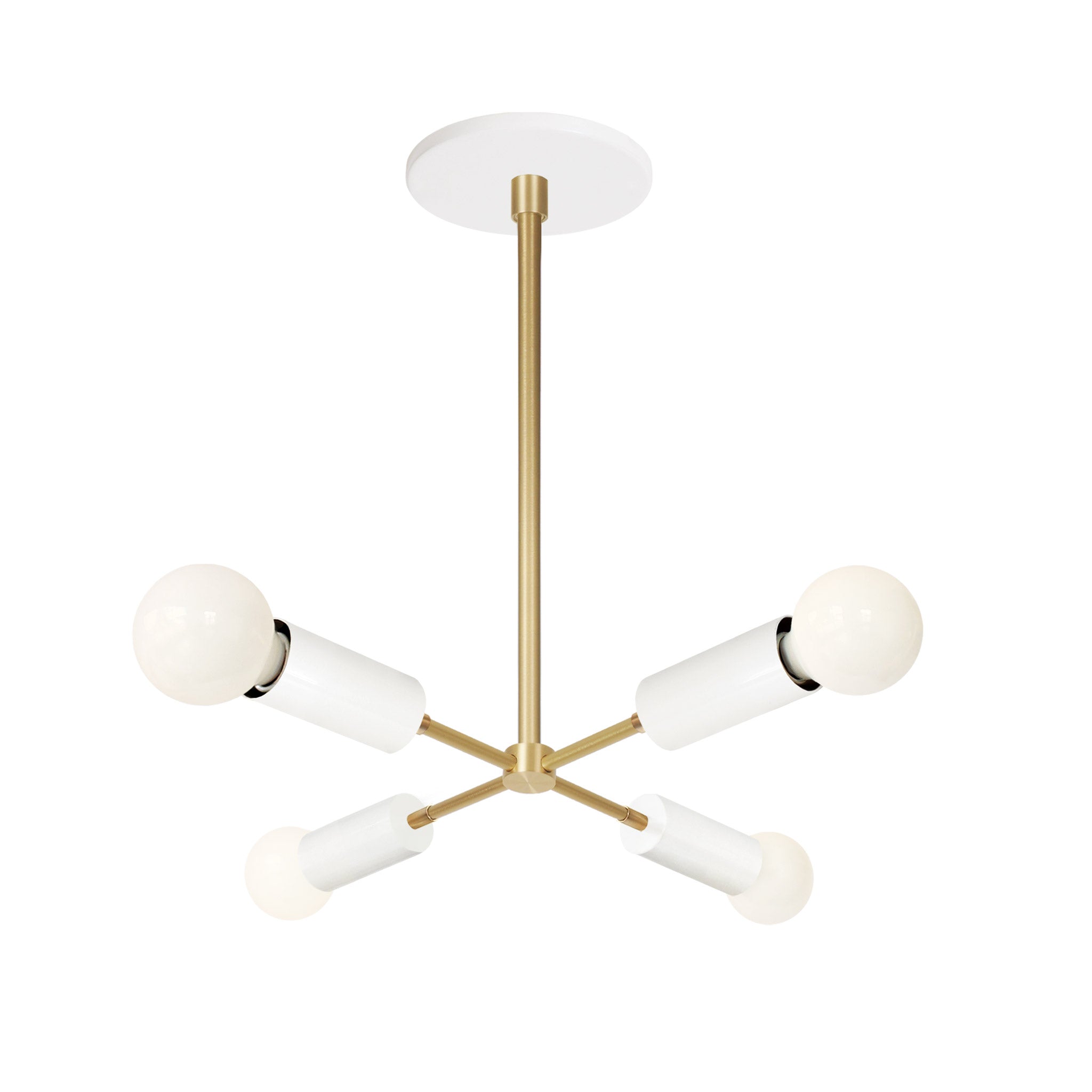Venus Compass shown in White and Brass