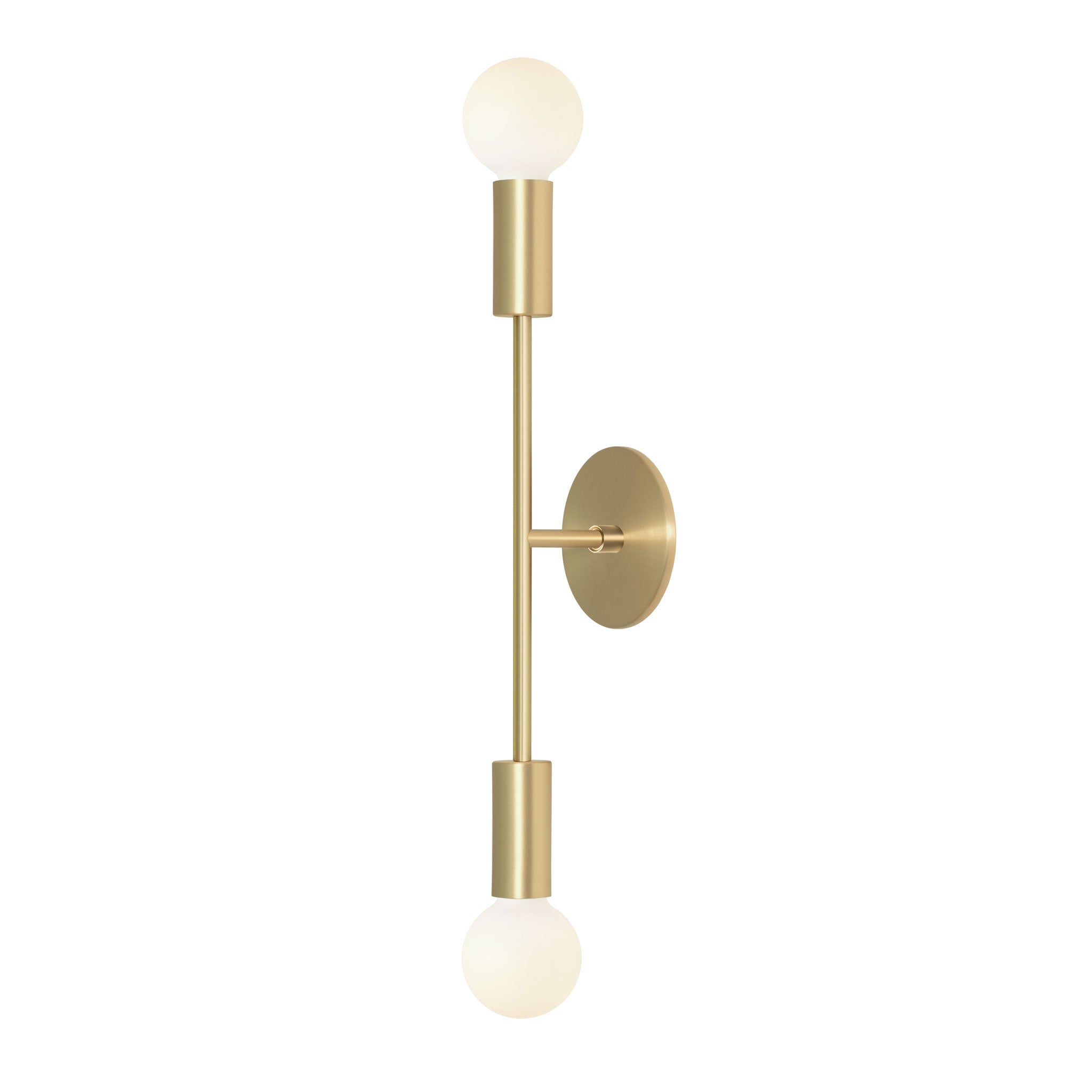 Venus Long shown in Brass cup and canopy finish with Brass accent finish