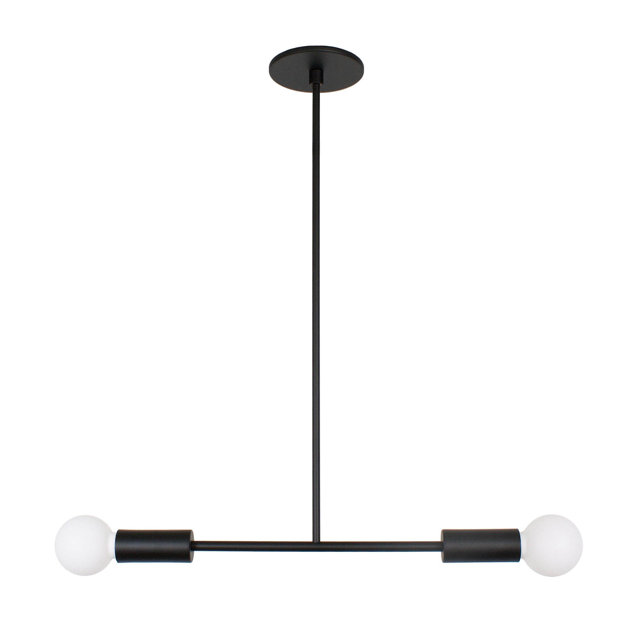 Venus Pendant shown in Matte Black with Matte Black Accents