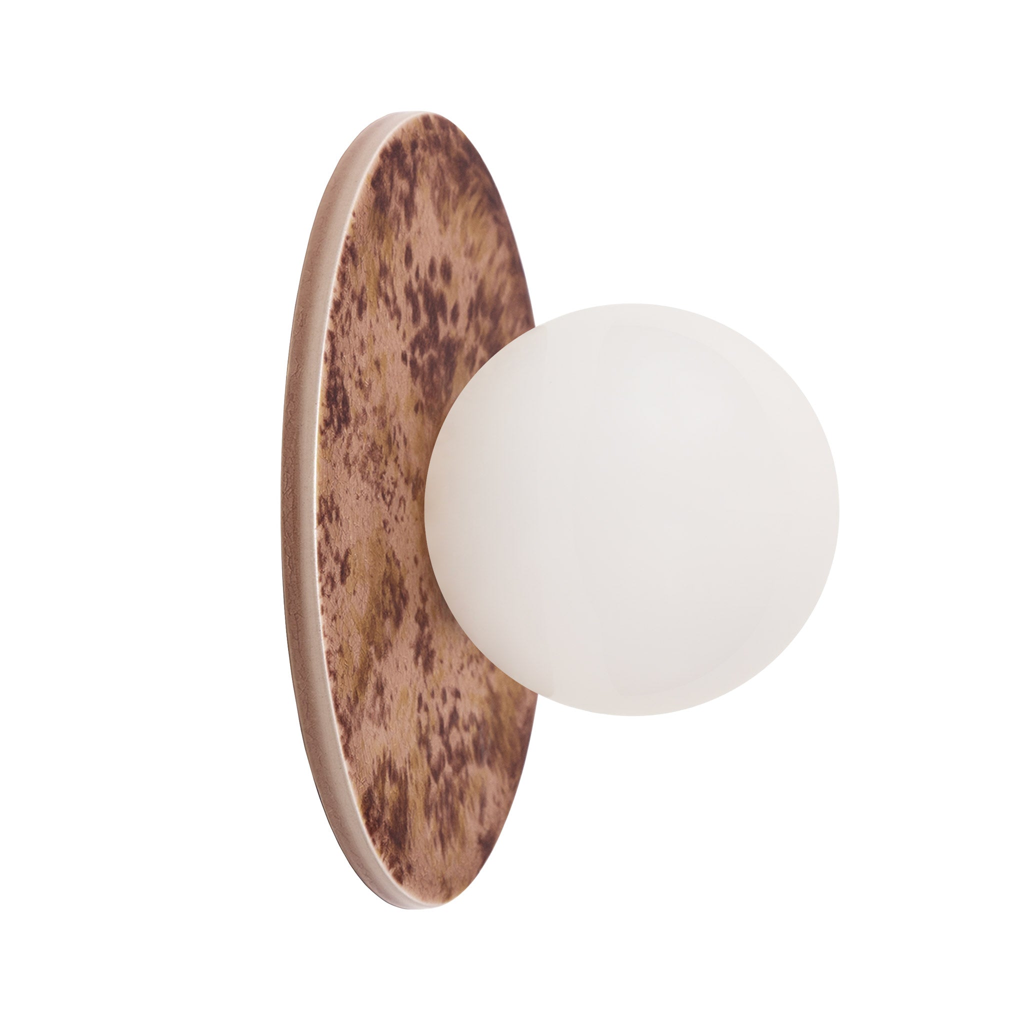 Victoria Moon Sconce shown in Rosewood