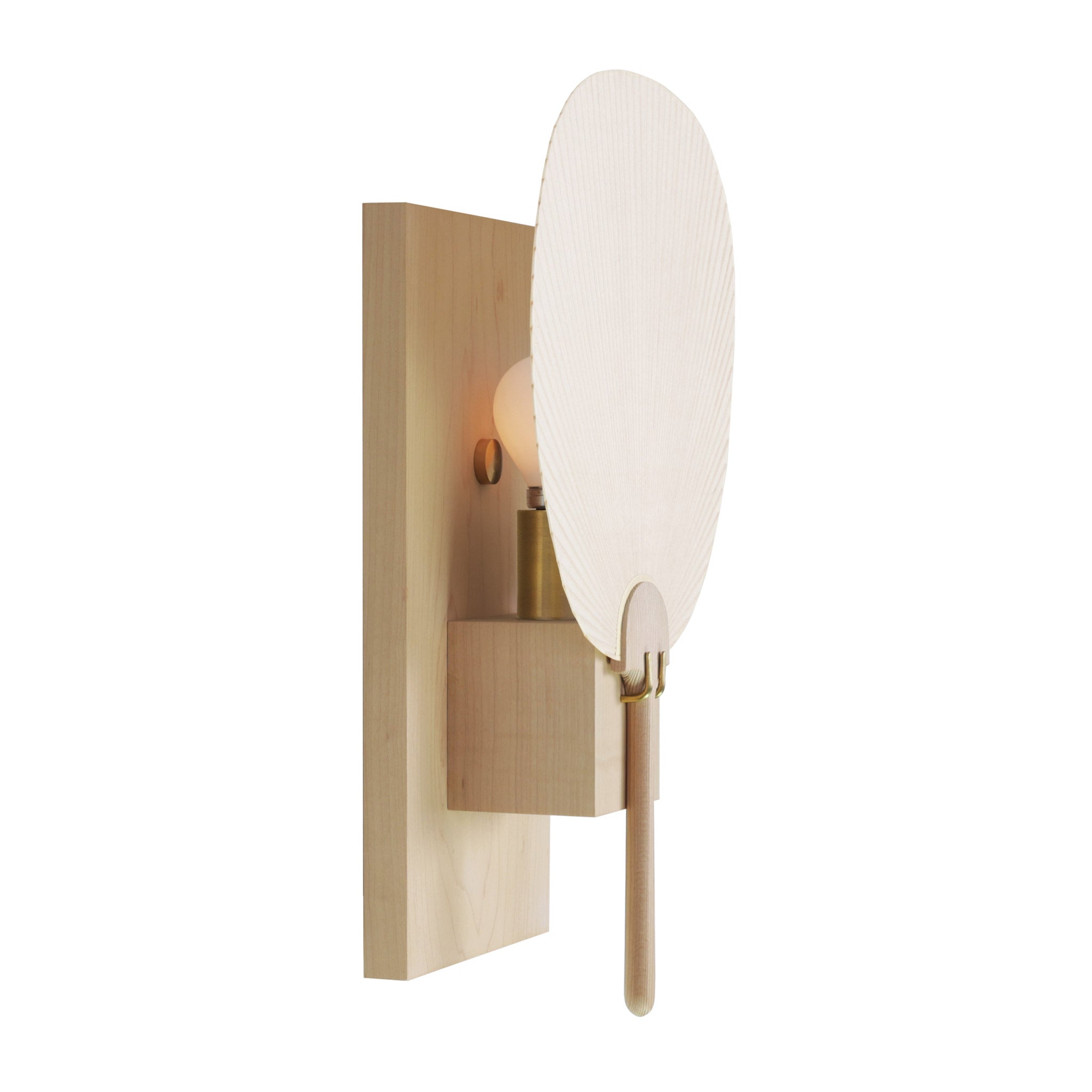 Washi Fan Sconce