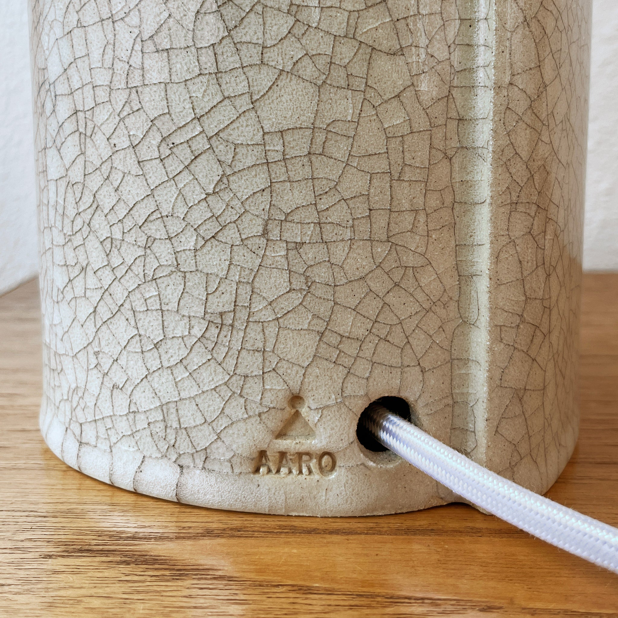 Abby Table Lamp lamp back detail