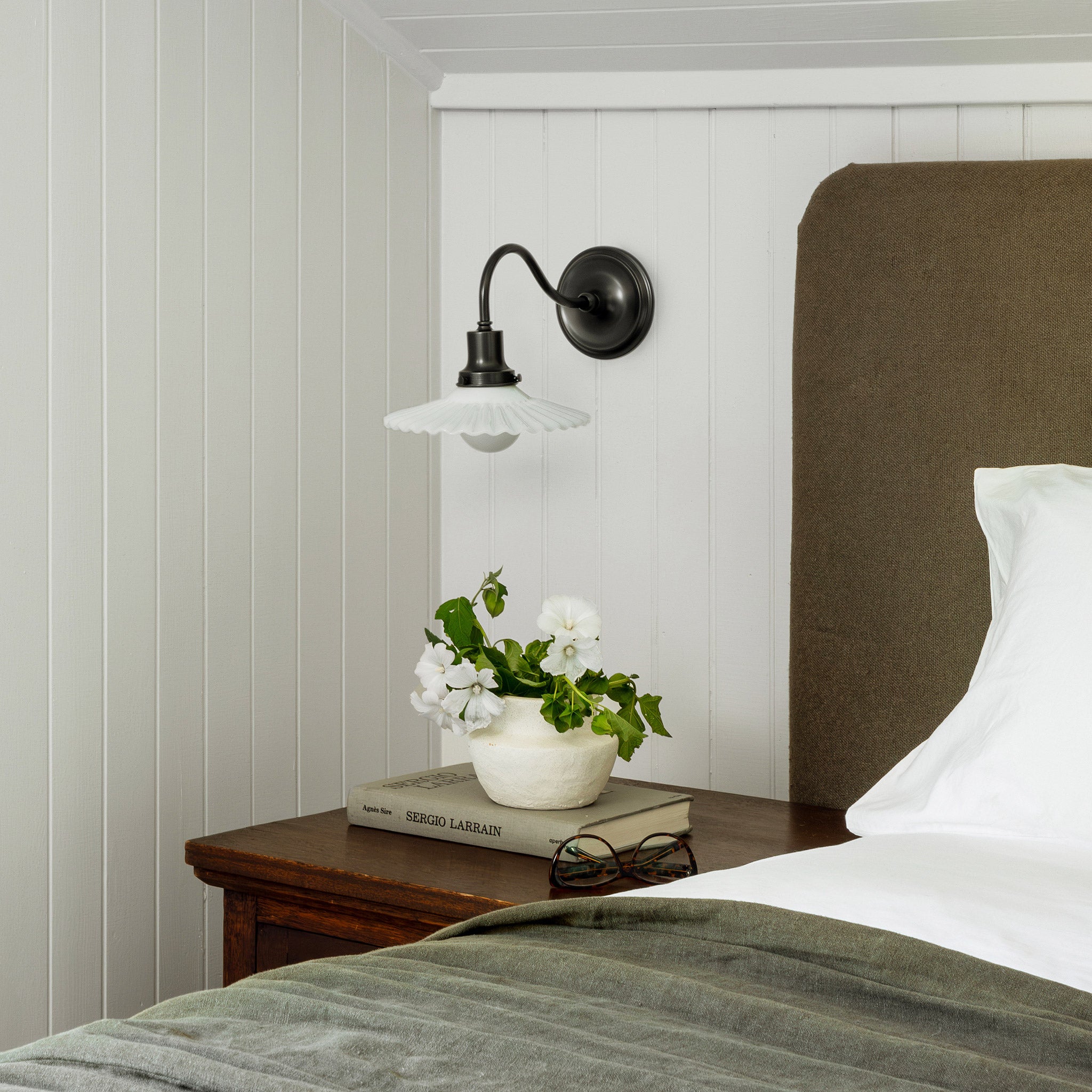 Marjorie Petite Sconce in Graphite Patina