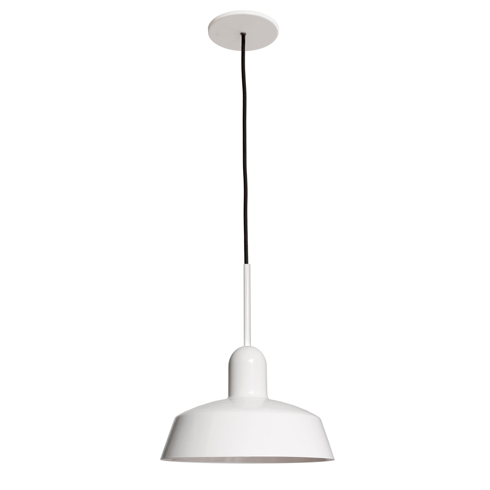 Meadowlark 11" Luxe Cord shown in White with Black Cloth cord