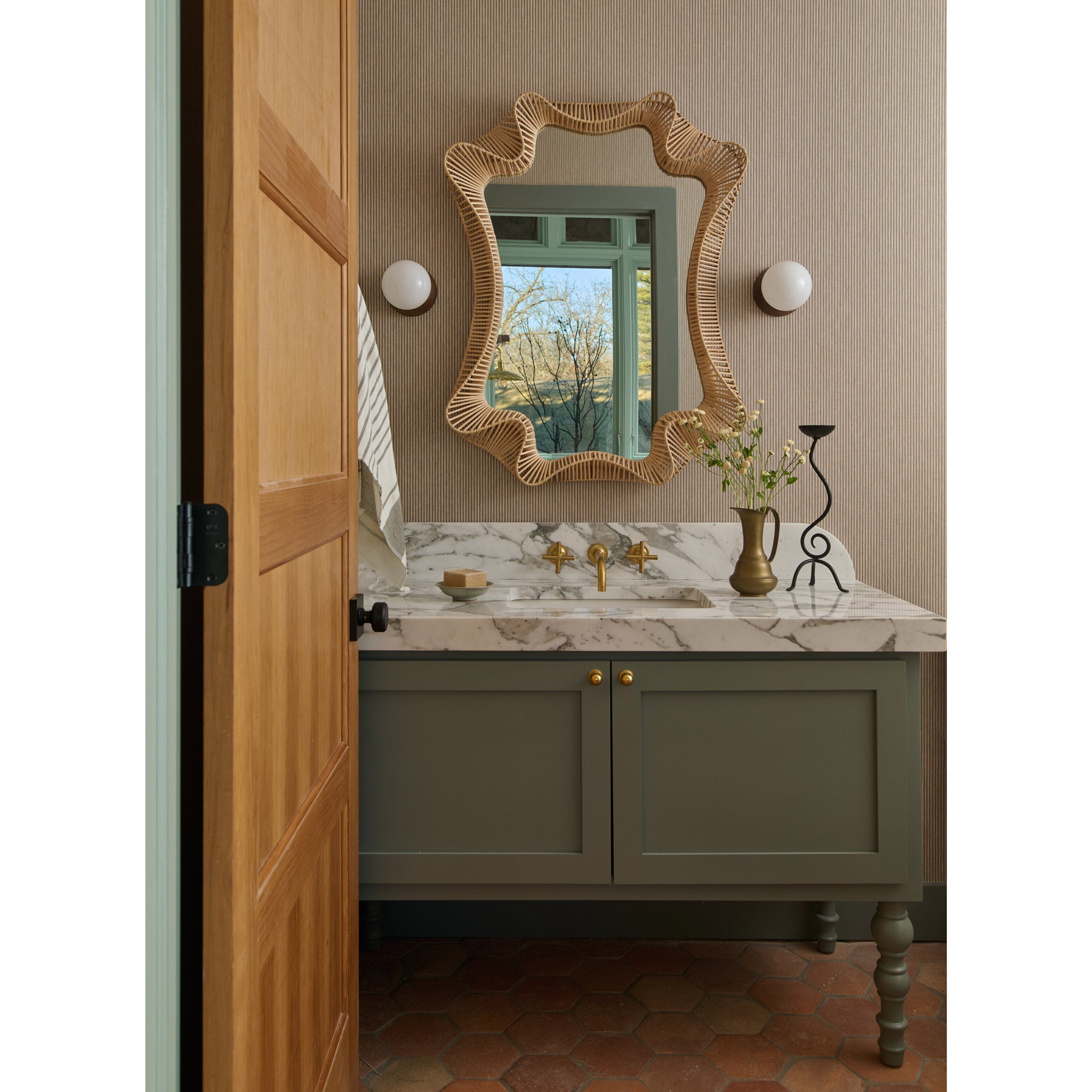 Wren 5" shown in Walnut. Interior Design by JoAnn Baum Interiors, Photography by Jeffrey Johnson, Styling by Britt Fitzpatrick