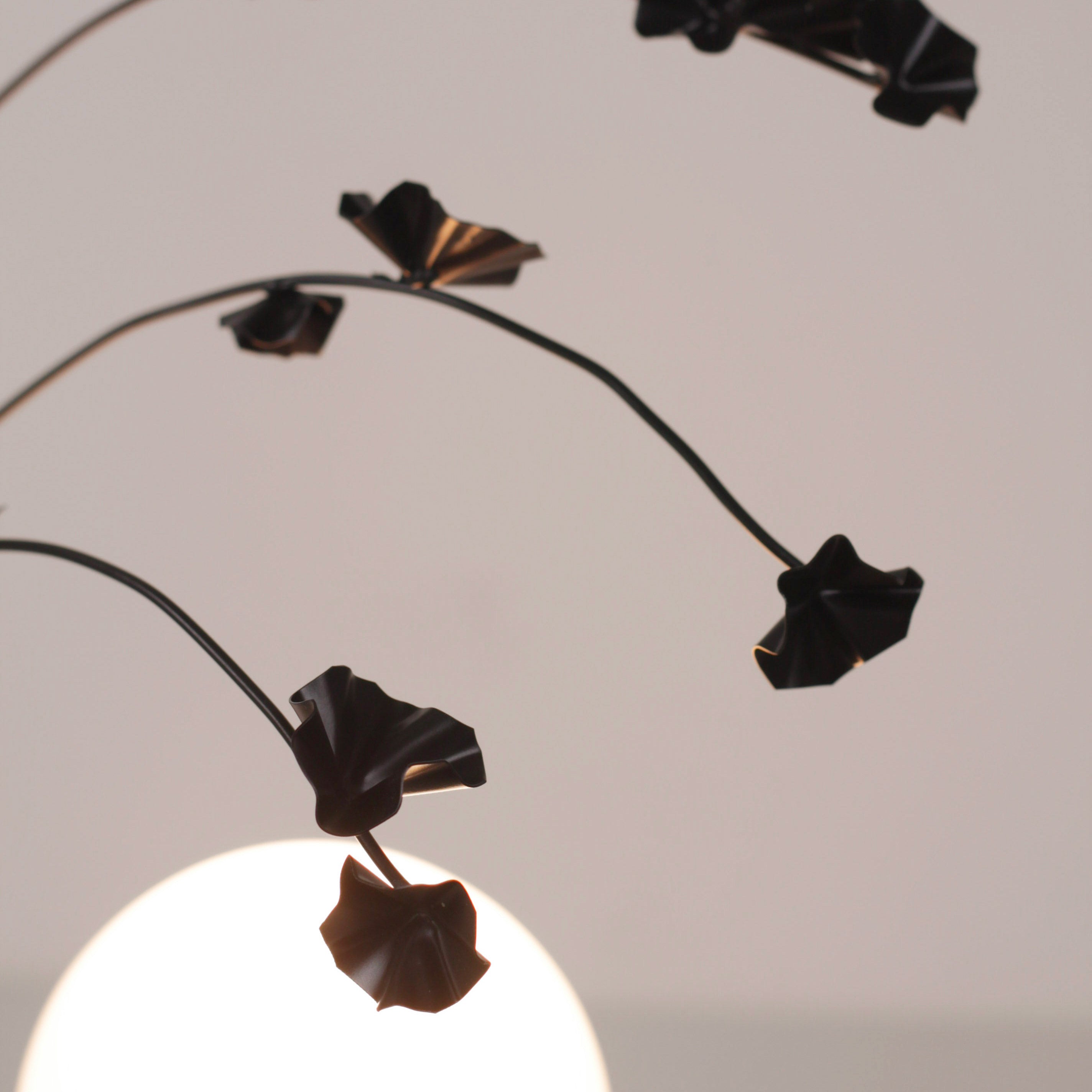 Graphite Patina flower finish