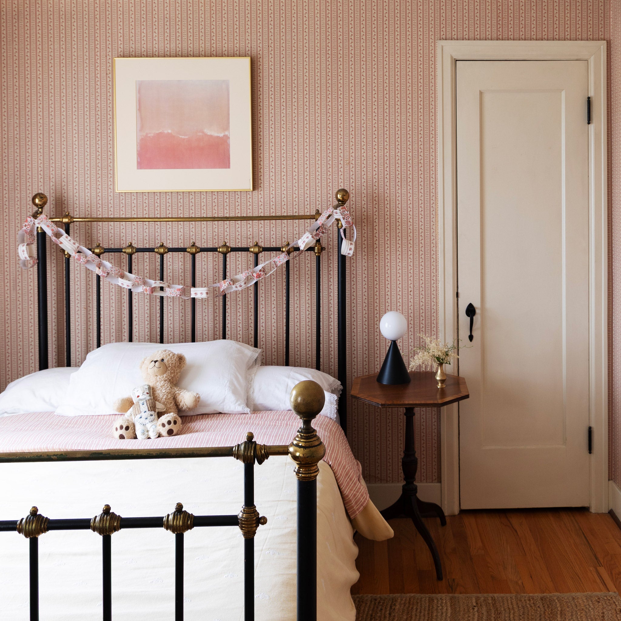 Mini Summit Lamp in Matte Black. Interior design by Sarah J. Meyer Design