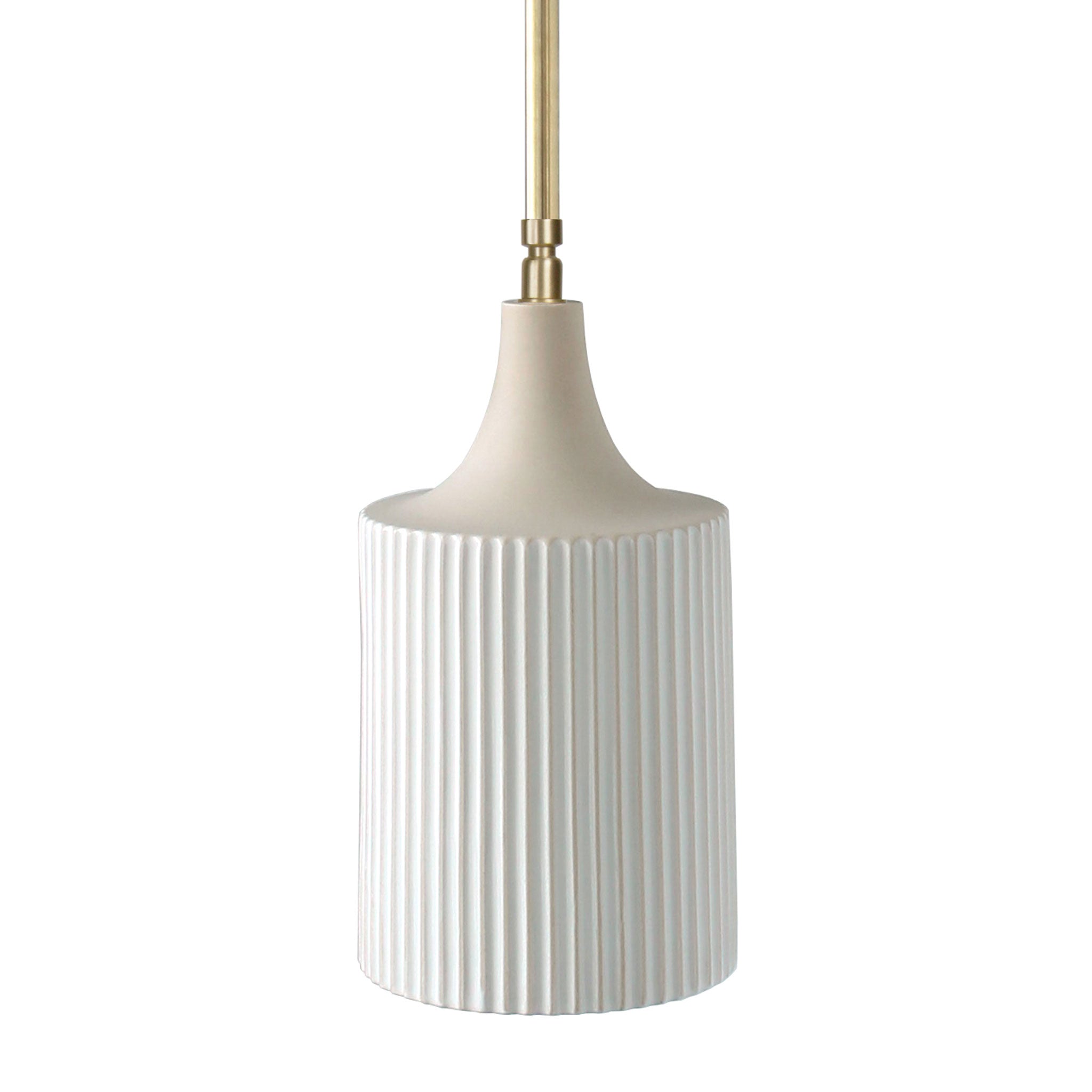 Tumwater Small Pendant shown in Brass