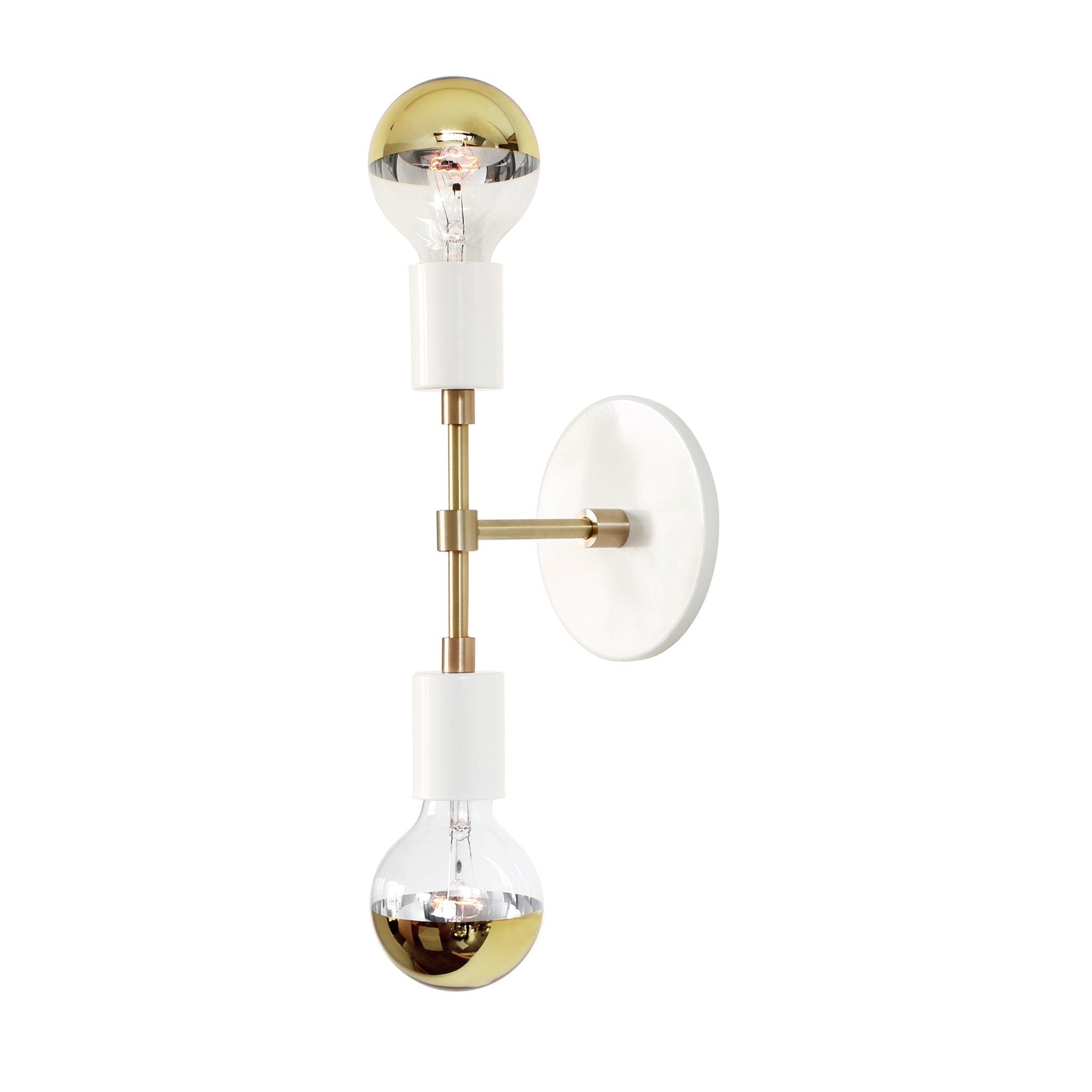 Vista 2 shown in White and Brass