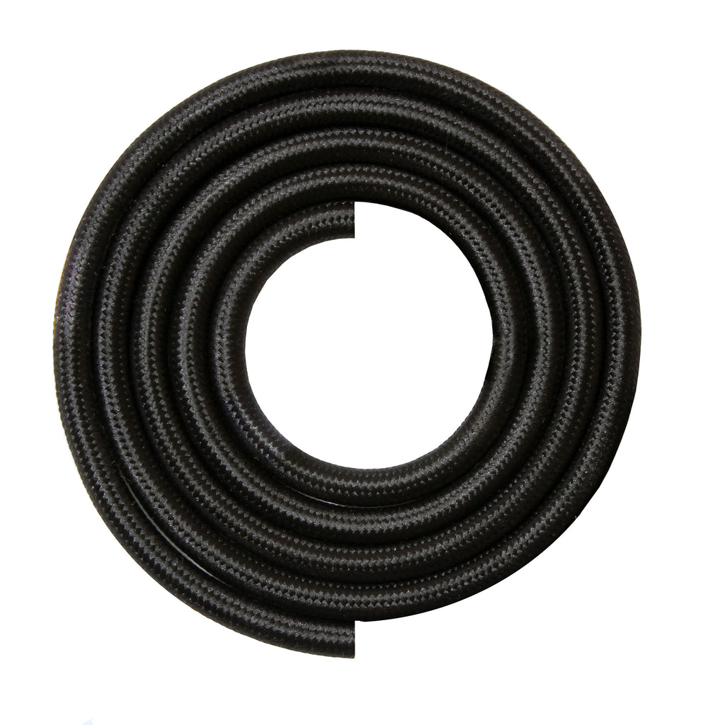 Round Cloth Cord shown in Black.