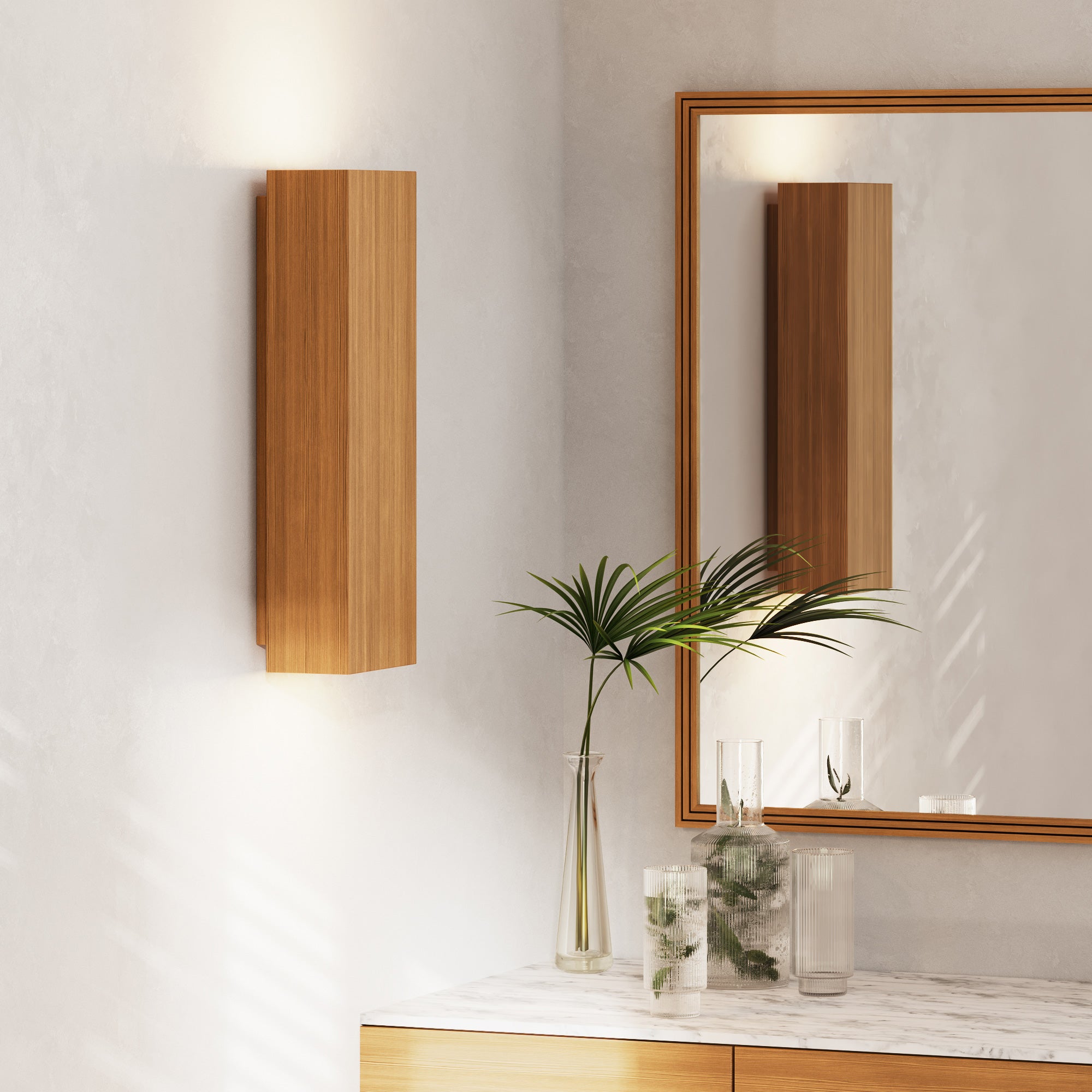 A Woodland Ada Wall Sconce On The Wall