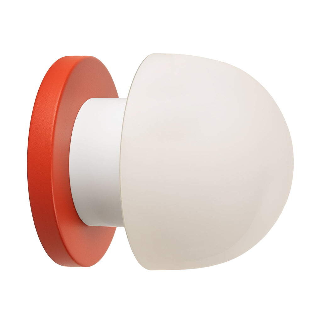 Anni Sconce shown in Persimmon with a White accent finish.