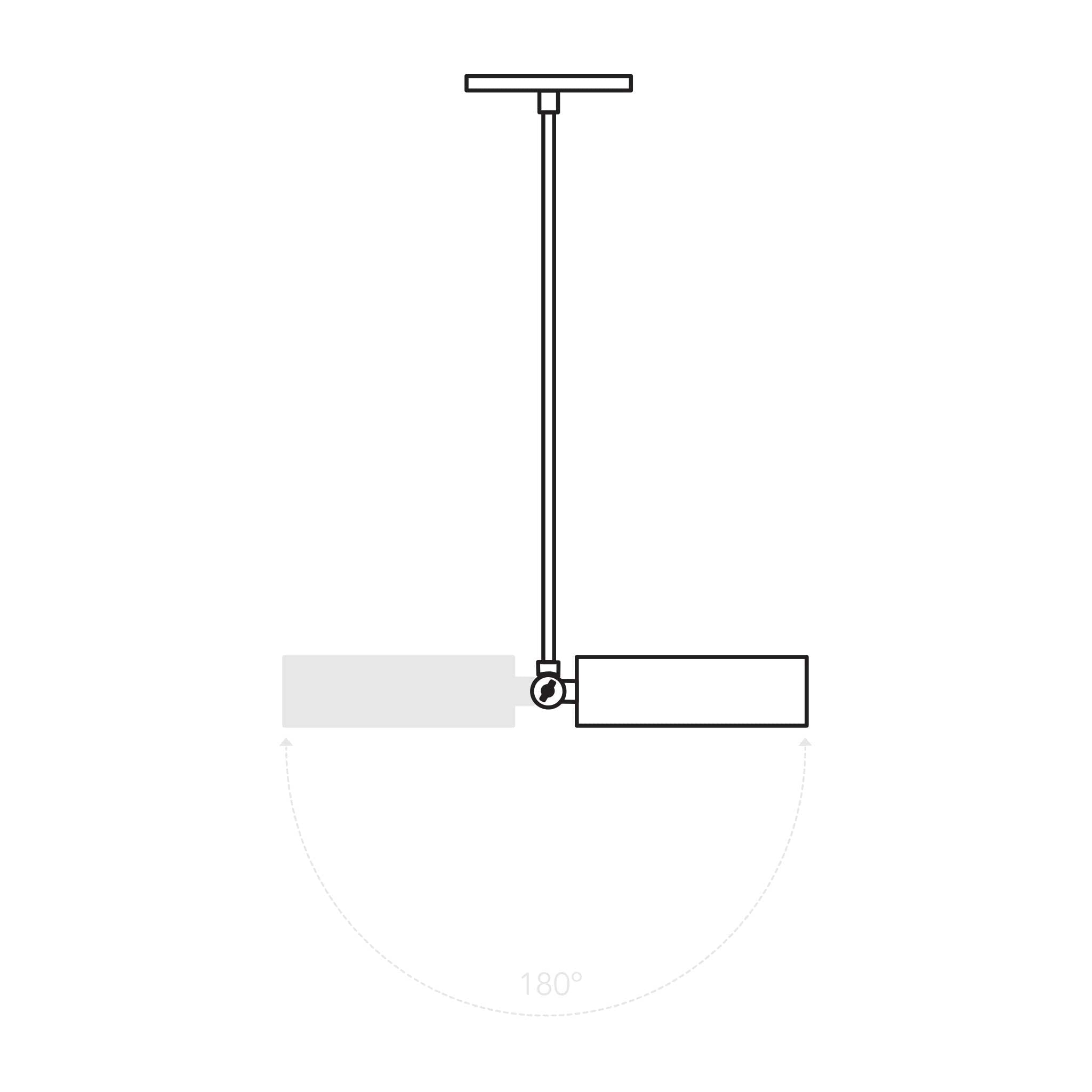 Fjord Spot Pendant for Vaulted Ceiling