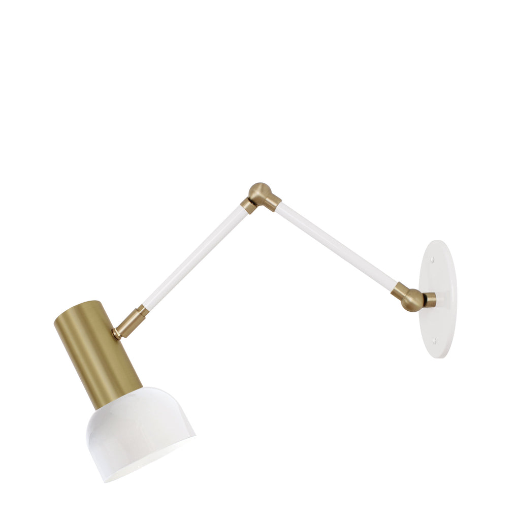 Scout Double Articulated shown in White with Brass.