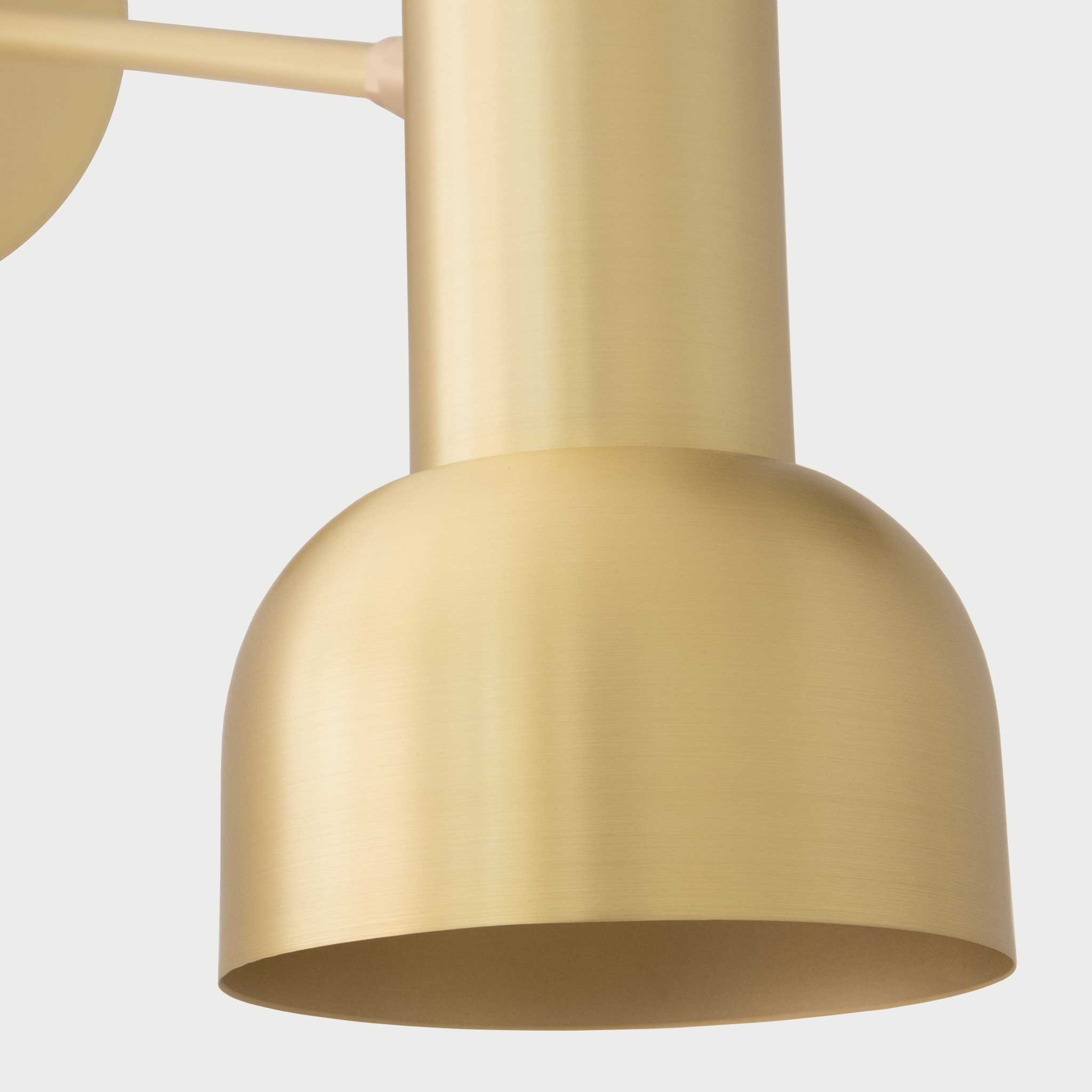 Scout Sconce shown in Brass