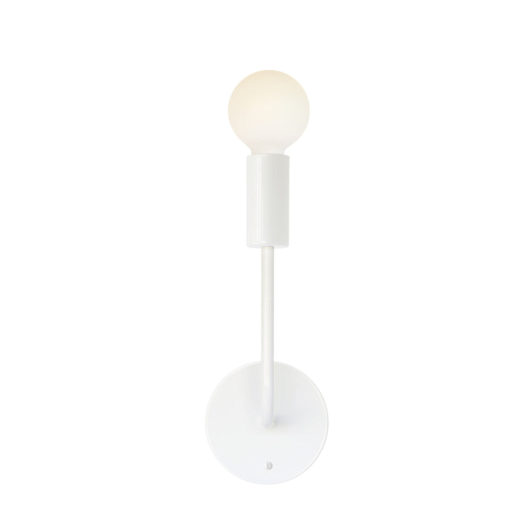 Timberline Sconce shown in White.