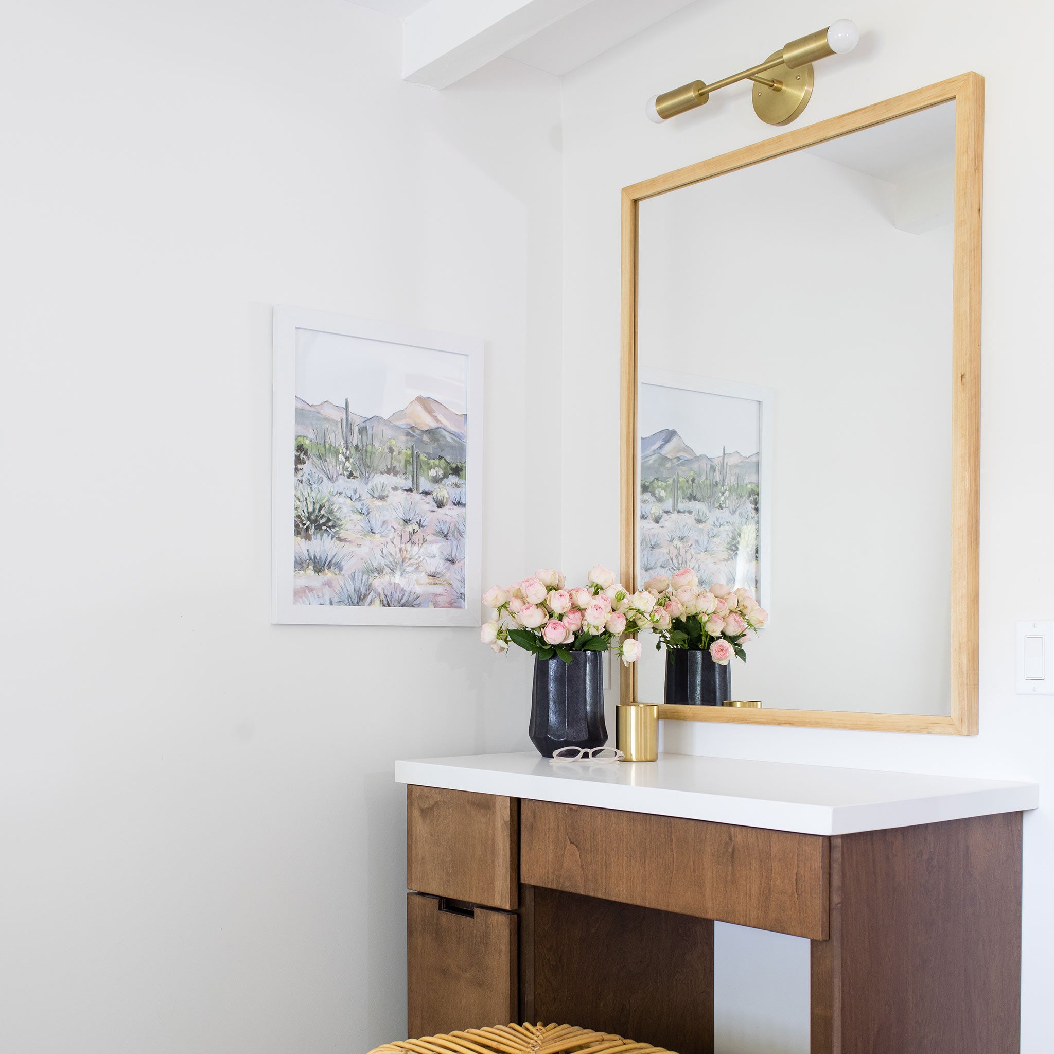 Venus shown in Brass. Interior design by Jenny Komenda of Juniper Studio