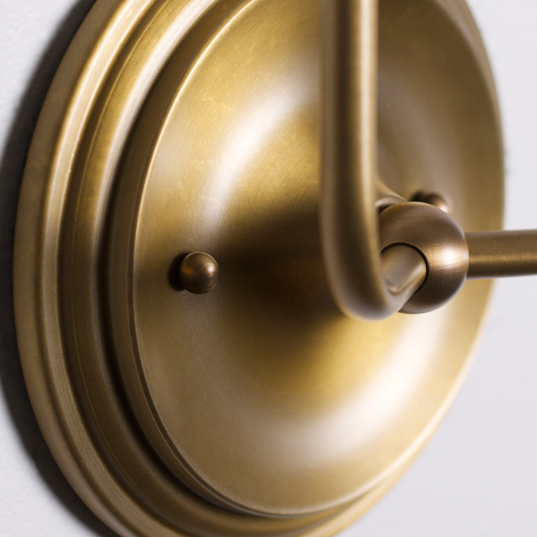 Bijou Double Candle shown in Heirloom Brass