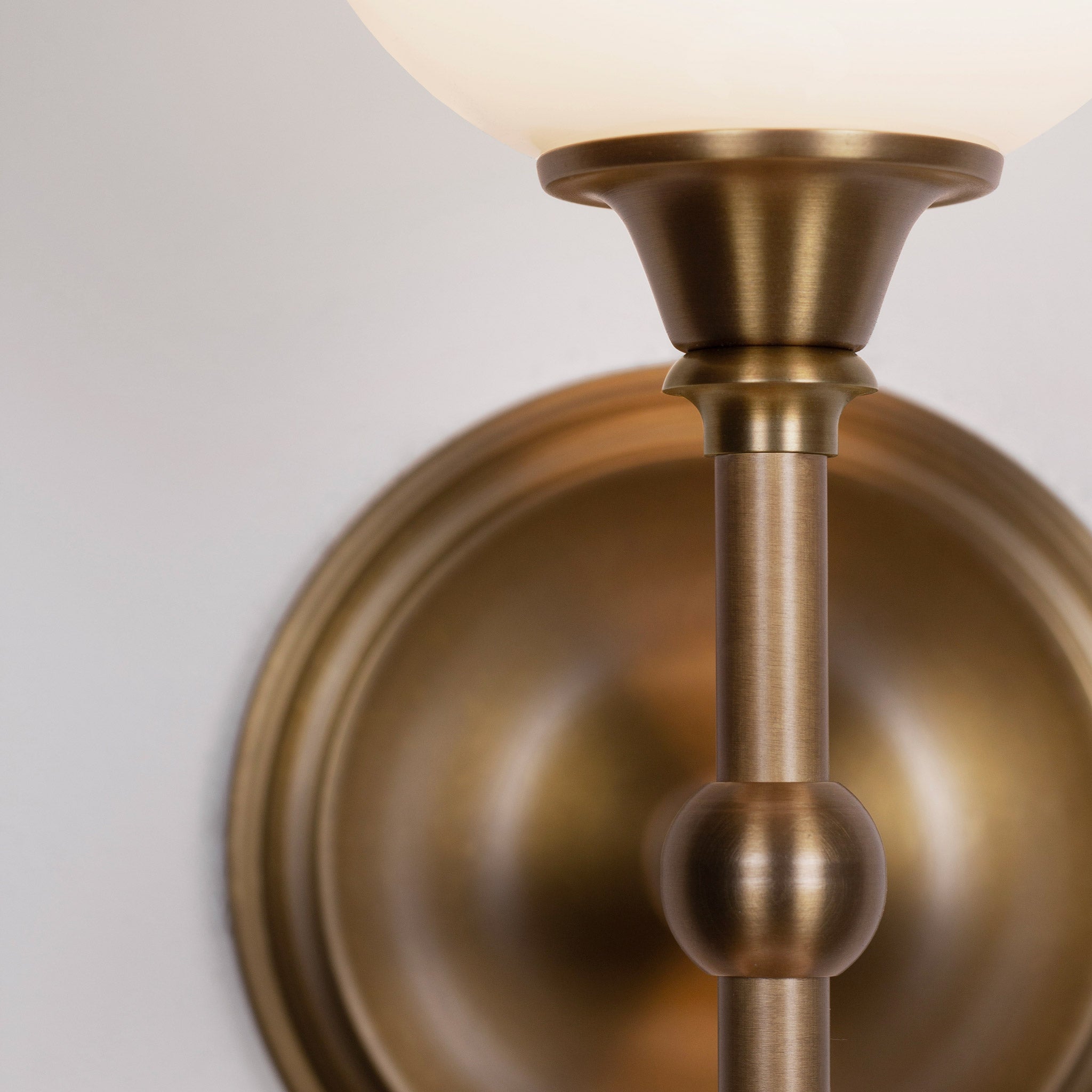 Bijou Double shown in Heirloom Brass