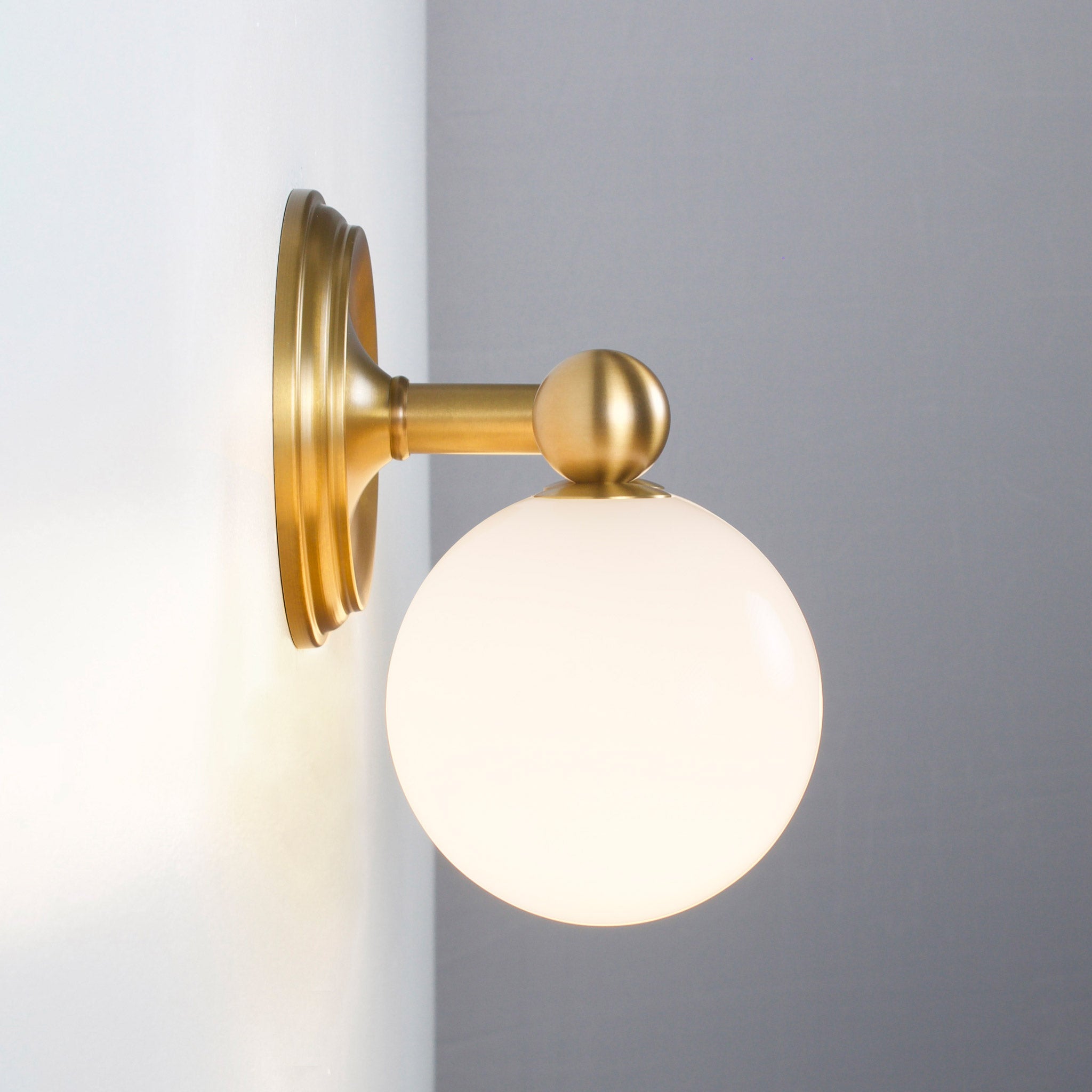 Eleanor Triple shown in Brass