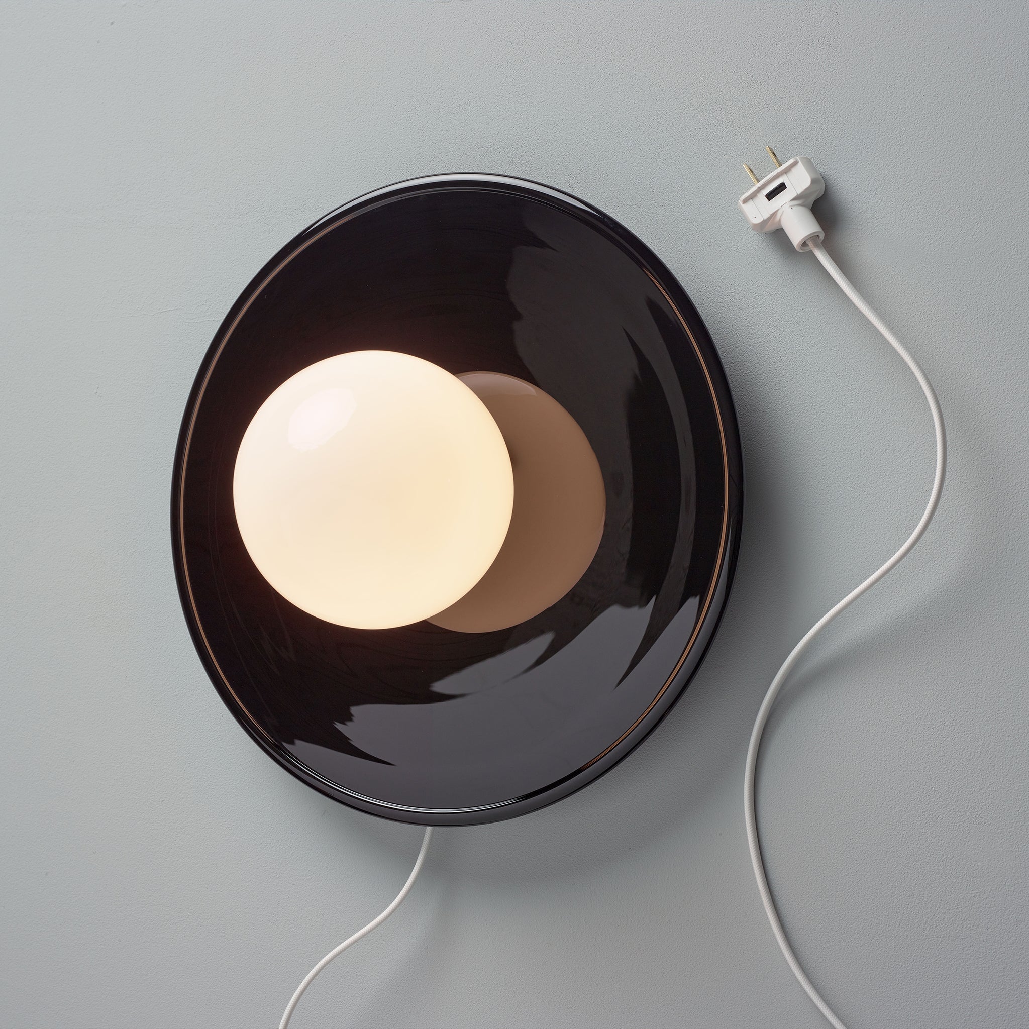 Ella Sconce shown with a White Cord