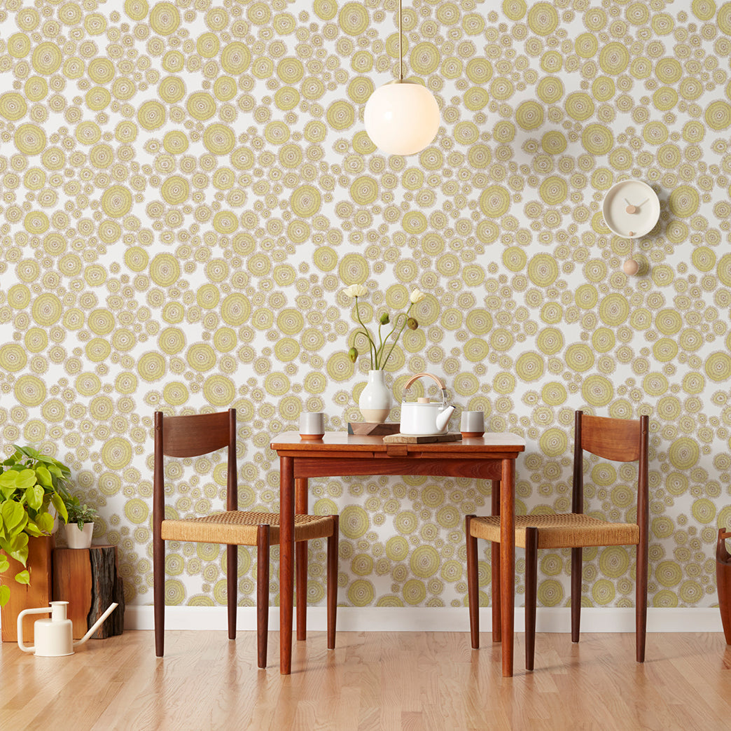 Alto Rod 10" Opal shown in Brass. Interior Design by Makelike Design