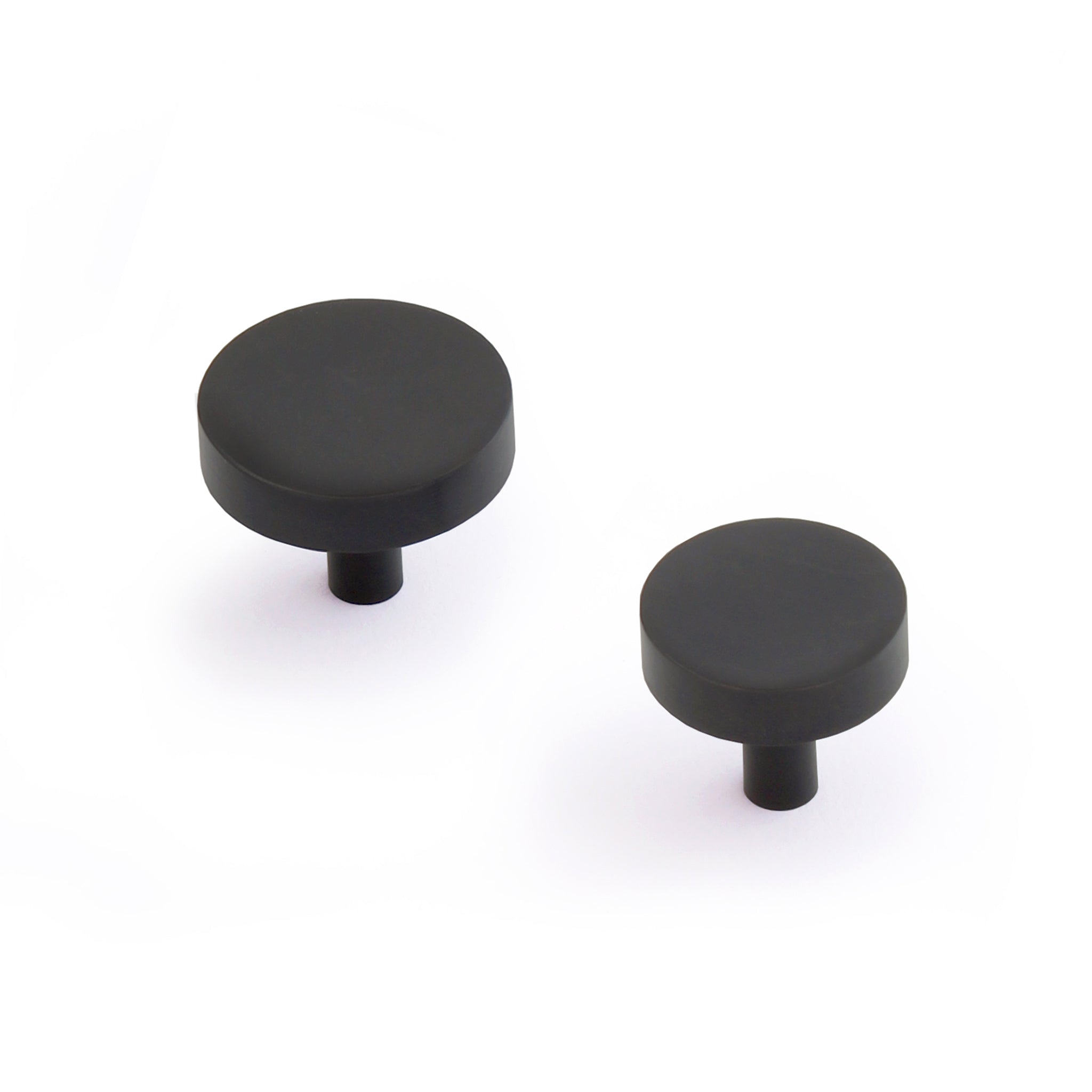 Jane Hardware Knob shown in Satin Black.