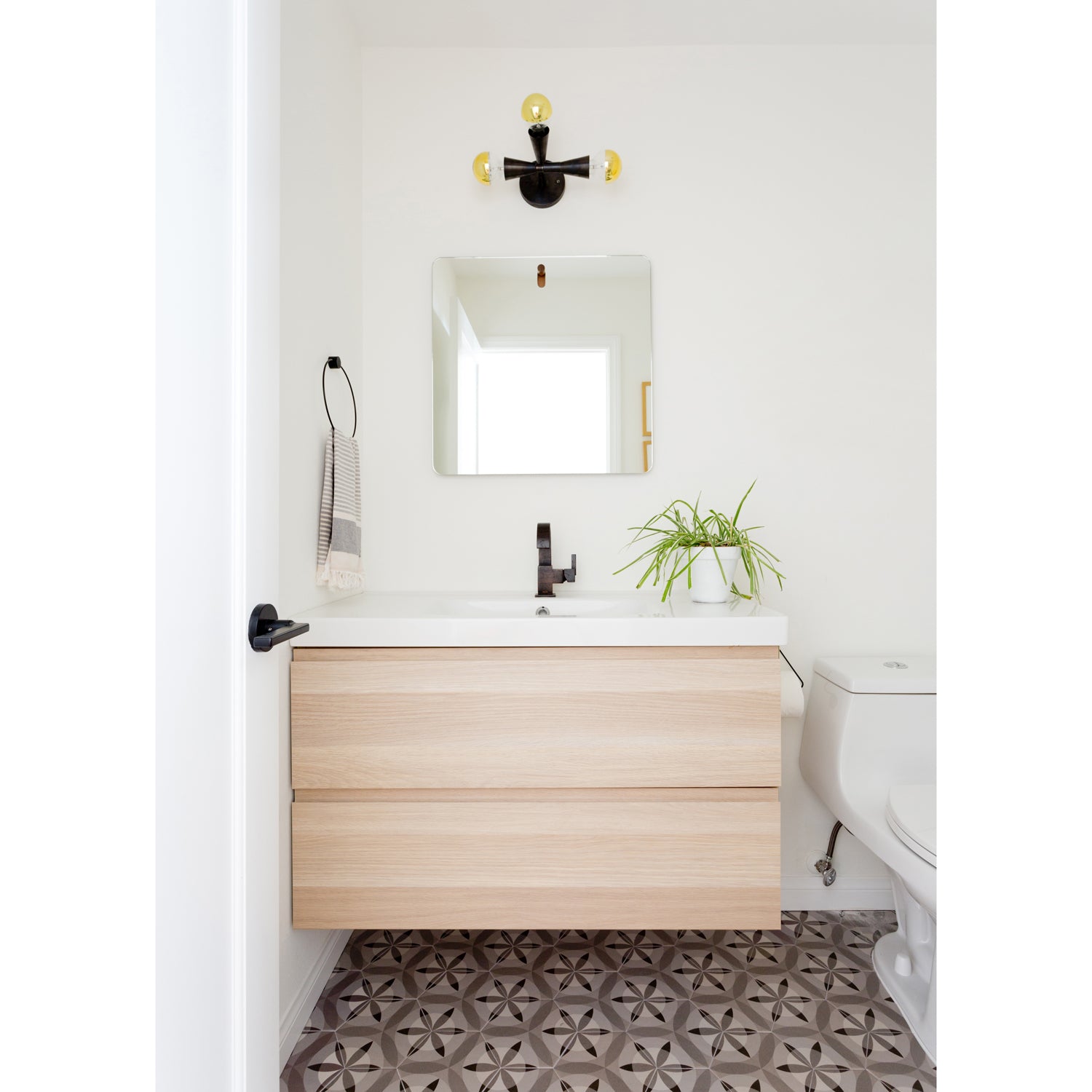 Leopold shown in Matte Black. Interior Design by Carly Waters. Photo by Amy Bartlam