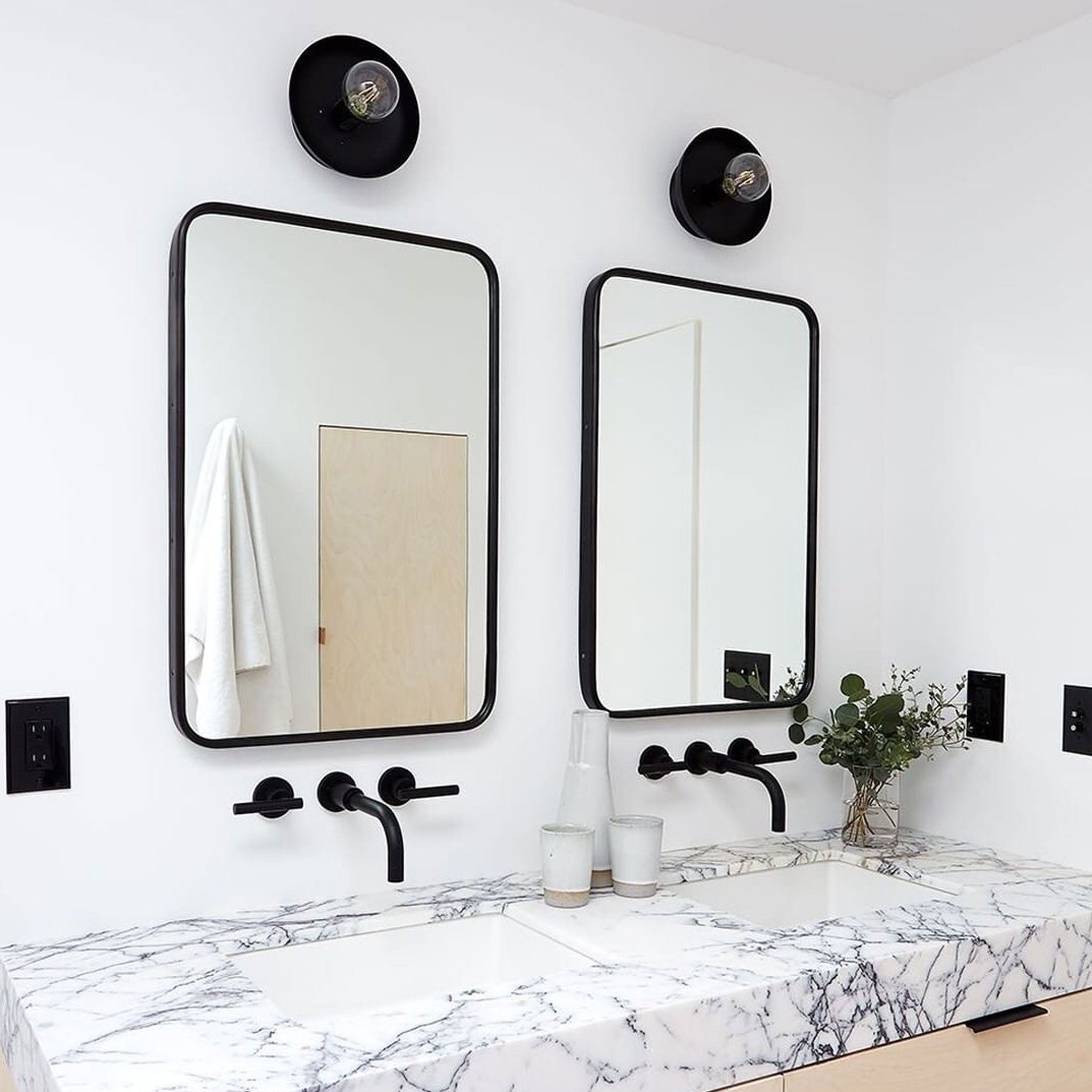 Lucias shown in Matte Black. Interior Design by Nina Freudenberger. Photo by Jessica J Alexander