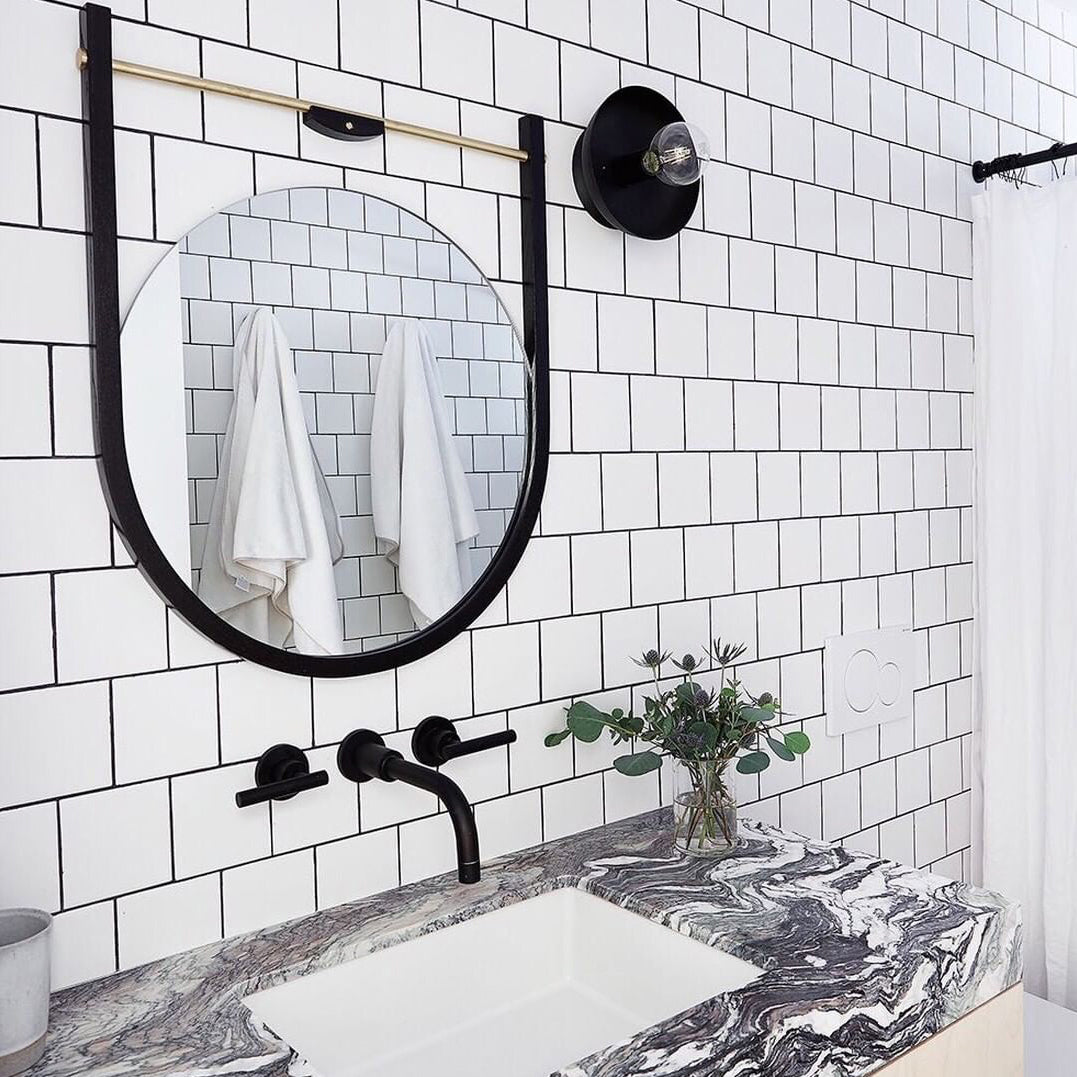 Lucia shown in Matte Black. Interior Design by Nina Freudenberger. Photo by Jessica J Alexander