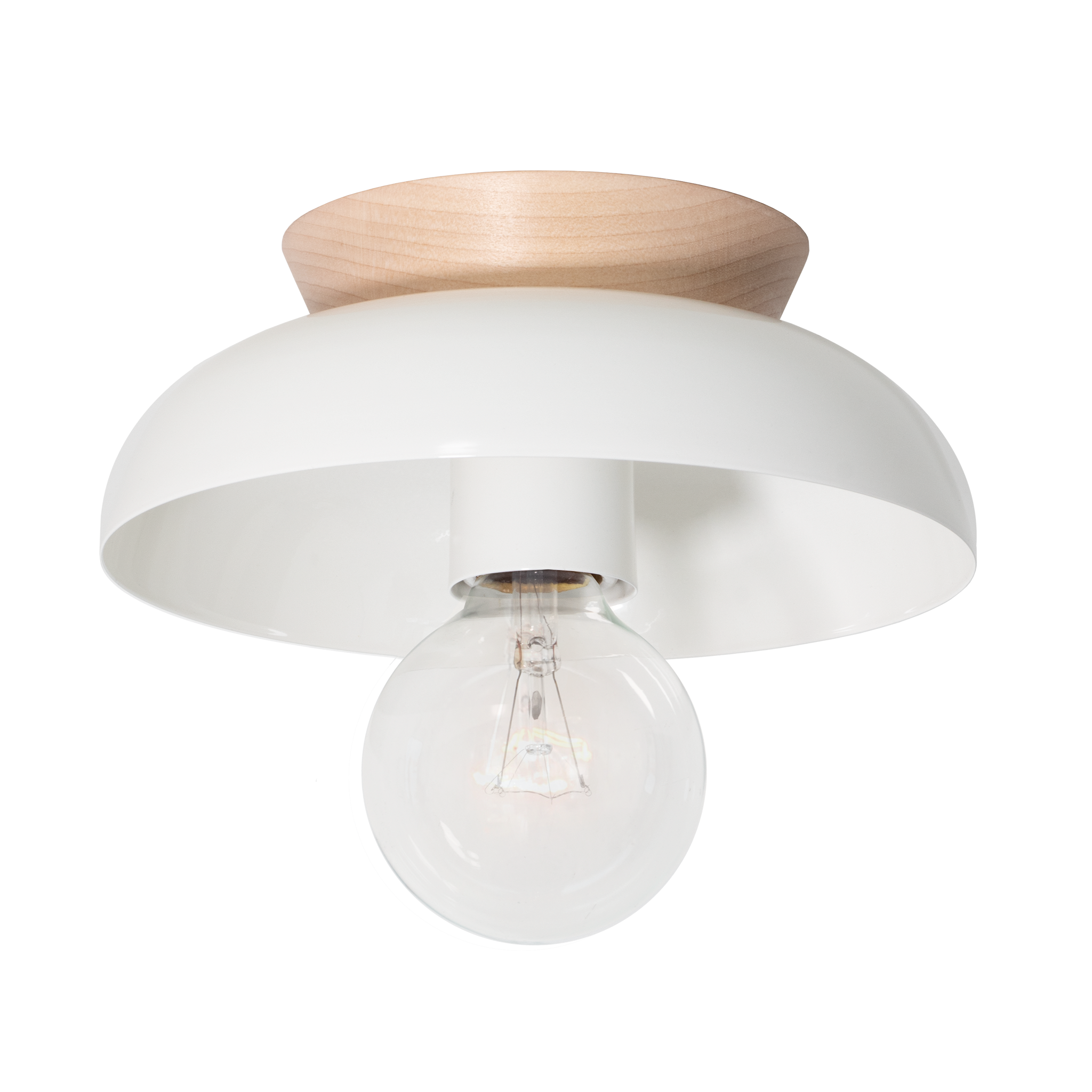 Lucia shown in White and Maple canopy