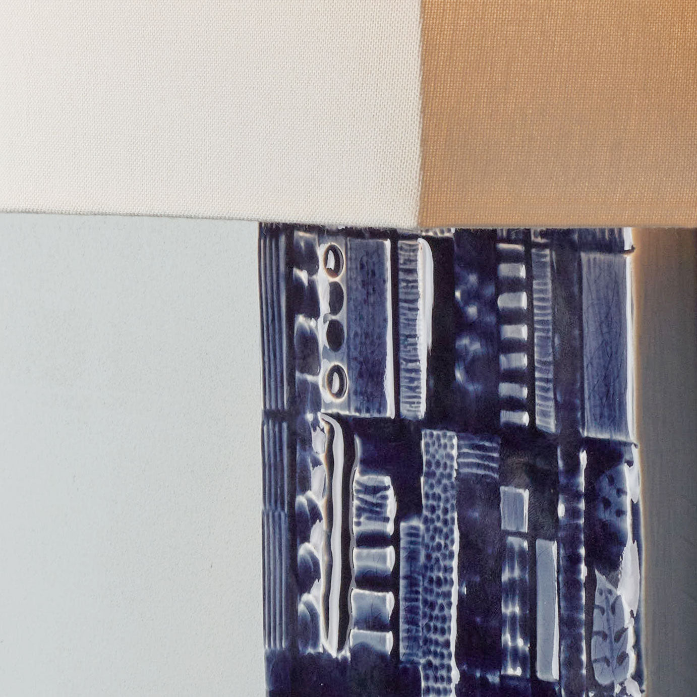 Izzy Sconce shown in Indigo Blue