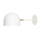 Amélie Sconce 8" Shown in White with Brass