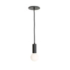 Timberline Cord Pendant shown in Matte Black with Black Cloth cord