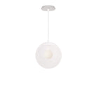 Alto Rod 10” Clear shown in White with a Brownstone White Star Ceramic Canopy