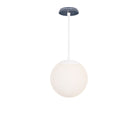 Alto Rod 10” Opal shown in White with an Indigo Blue Star Ceramic Canopy