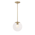 Alto Rod 10” Clear shown in Brass