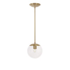 Alto Rod 8” Clear shown in Brass