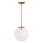 Alto Rod 12” Clear shown in Heirloom Brass