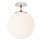 Alto Surface 12” shown in Heirloom Brass with a Brownstone White Star Ceramic Canopy